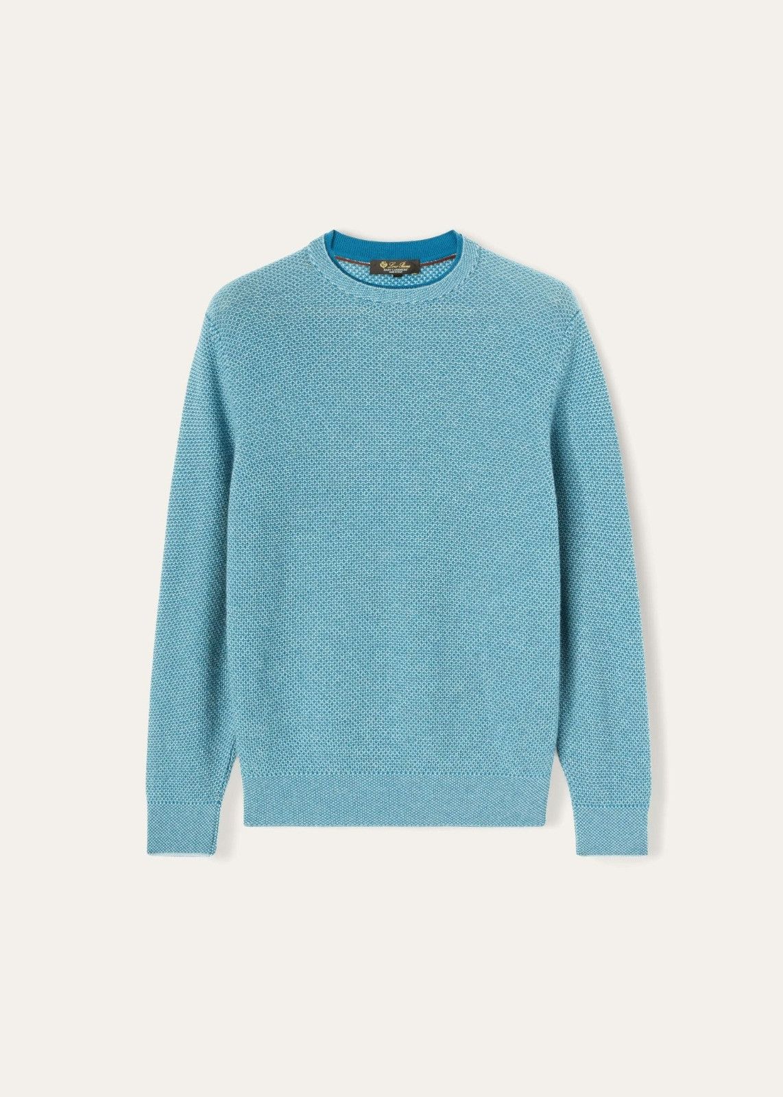 Loro Piana o1srvl11e1224 Varallo Crewneck Sweater in Blue Size US M / EU 48-50 / 2 - 1 Thumbnail