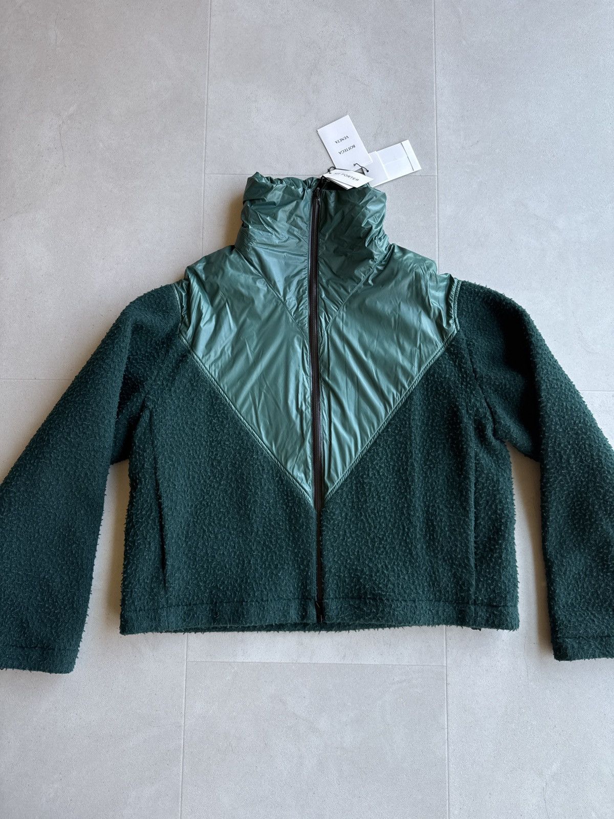 Bottega Veneta Bottega Veneta Hooded Panelled Fleece and Shell Jacket sz M Size US M / EU 48-50 / 2 - 1 Thumbnail