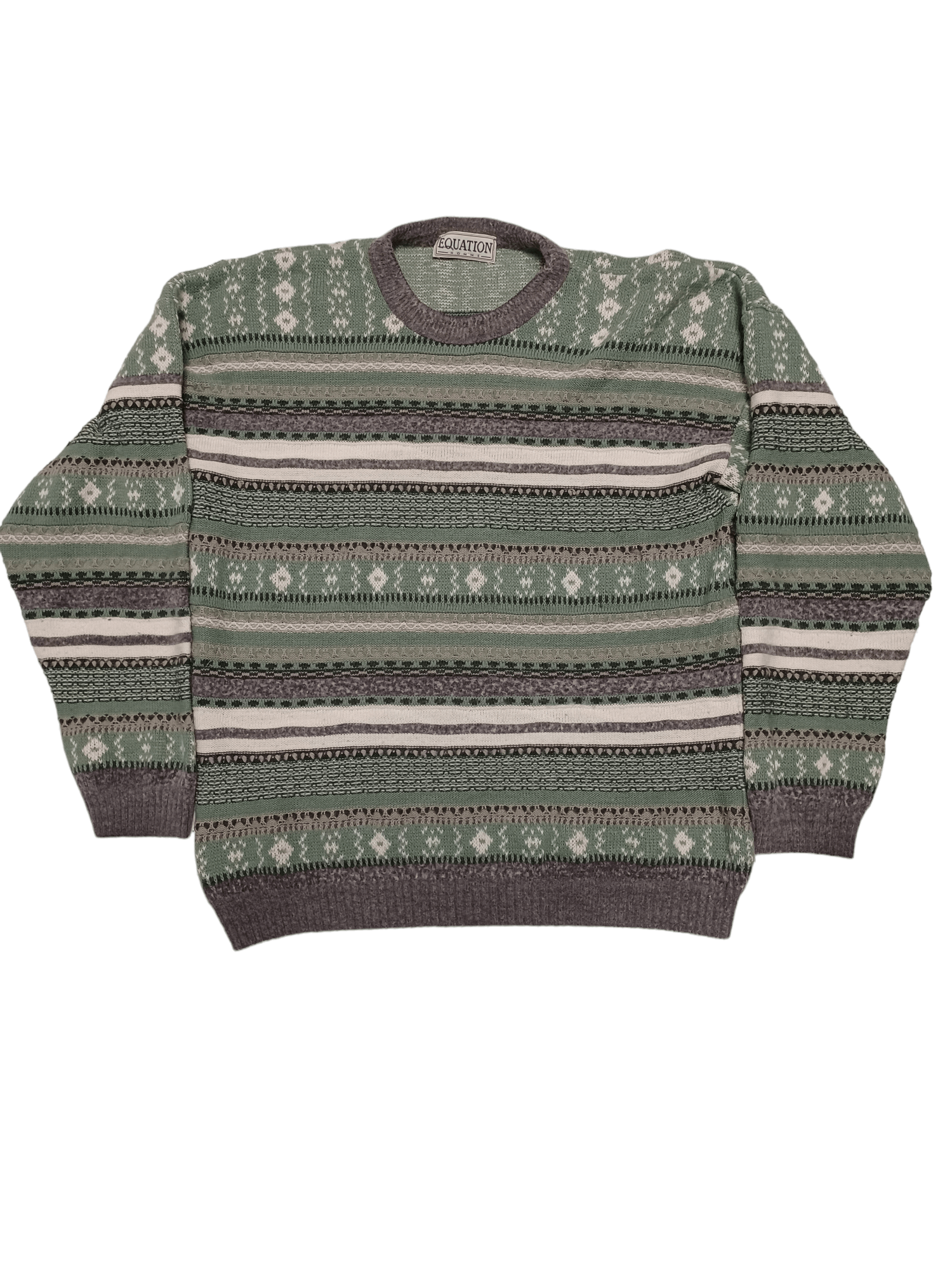Other MADE IN FRANCE 90S WOOL SWEATER OVERSIZE Size US M / EU 48-50 / 2 - 1 Thumbnail