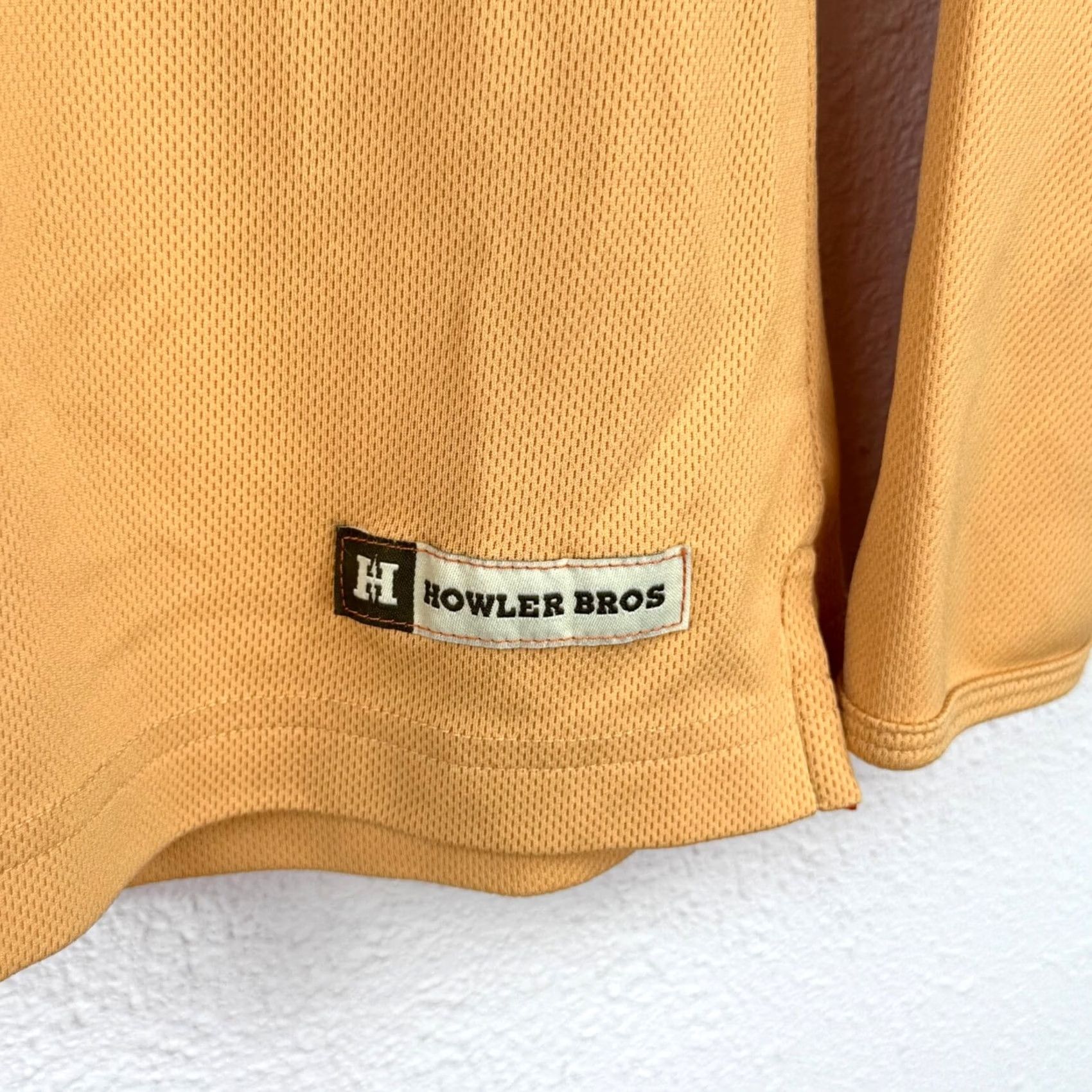 Howler Brothers Howler Brothers Shirt Mens S Orange 1/4 Zip Pullover Activewear Casual Travel Outdoor Size US S / EU 44-46 / 1 - 4 Thumbnail