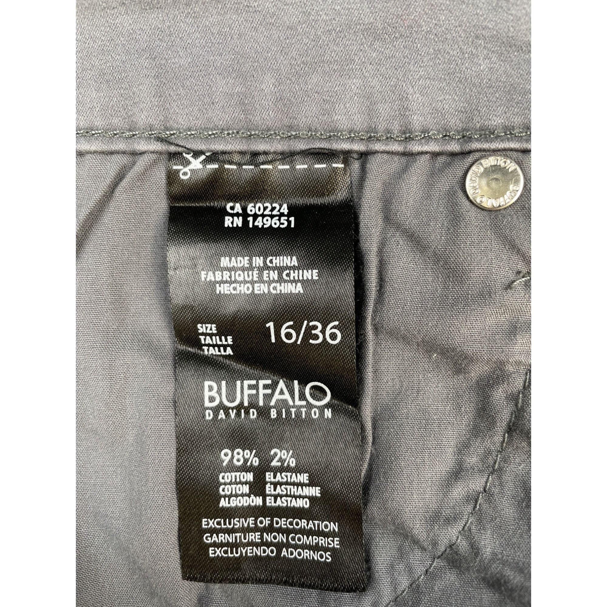 Buffalo David Bitton Buffalo David Bitton Women's Gray Stretch midrise Skinny ank Size 38" / US 16 / IT 52 - 6 Thumbnail