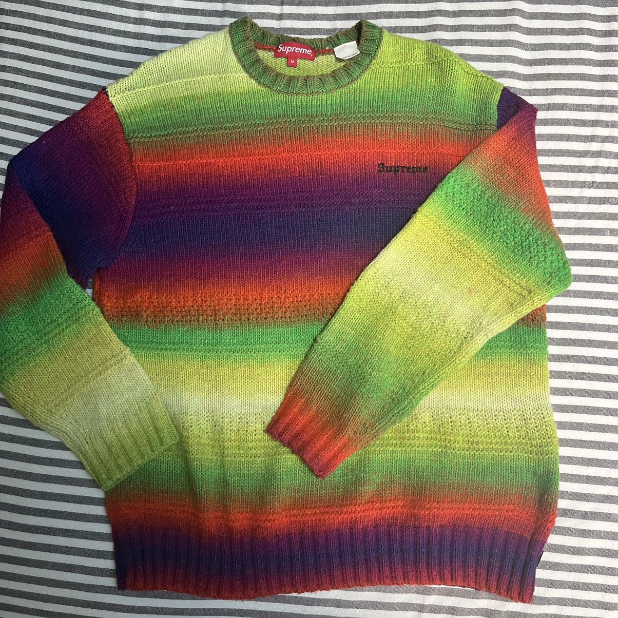 Supreme Gradient Striped Top | Grailed