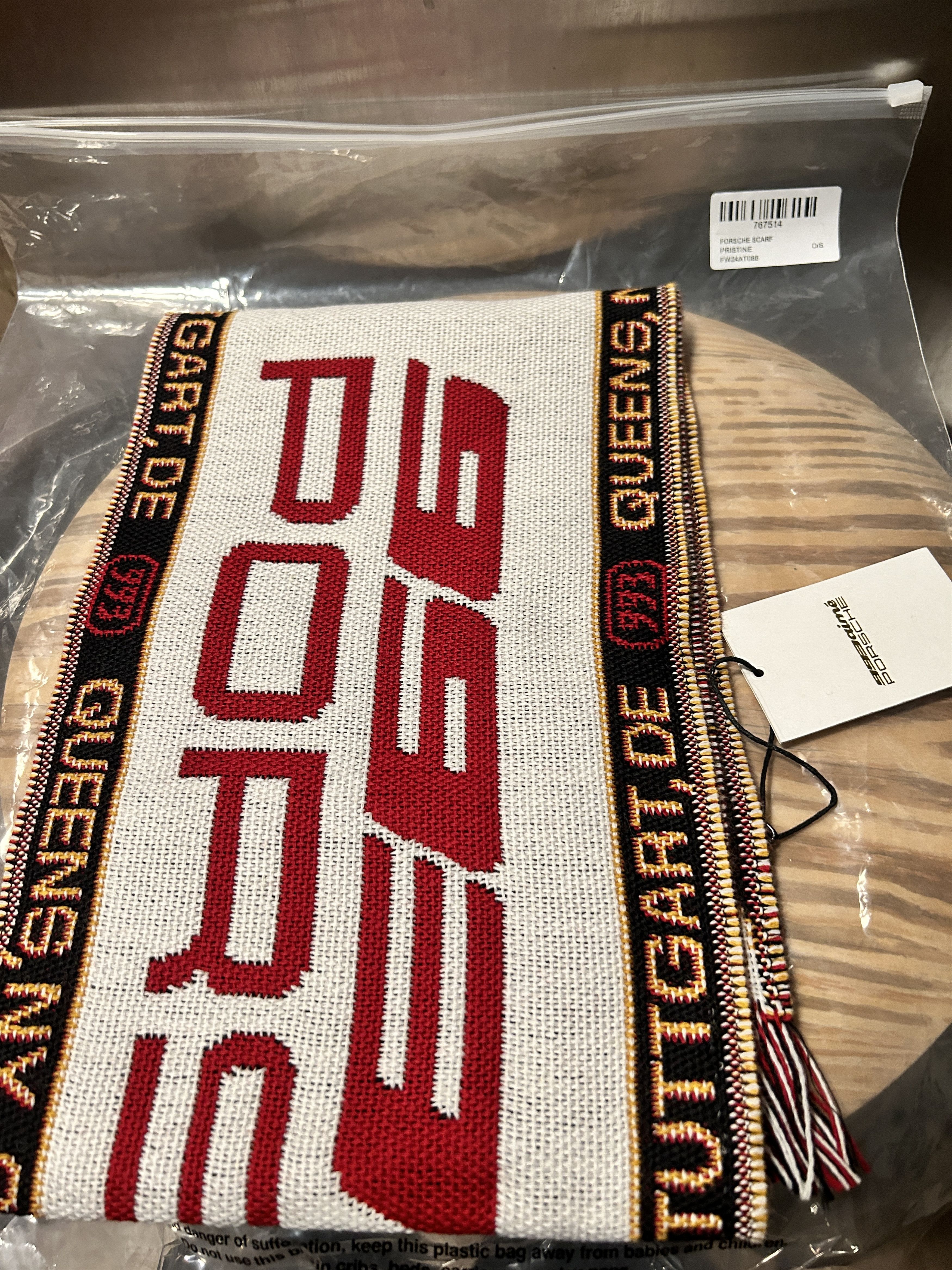 Aime Leon Dore × Porsche Design ALD / Porsche 993 Turbo Wool Souvenir Scarf Size ONE SIZE - 4 Thumbnail