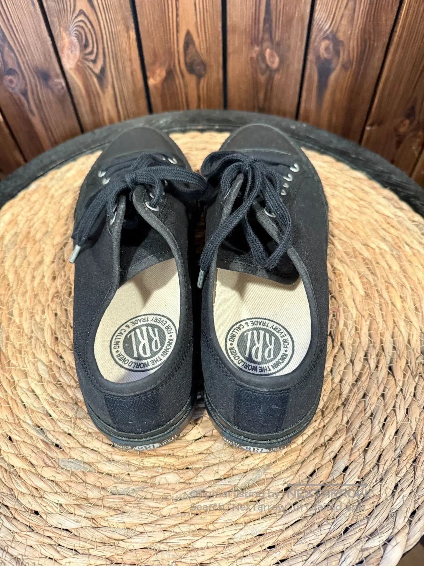 RRL Ralph Lauren RRL Black Sailer Sneaker. Size US 8 / EU 41 - 4 Thumbnail