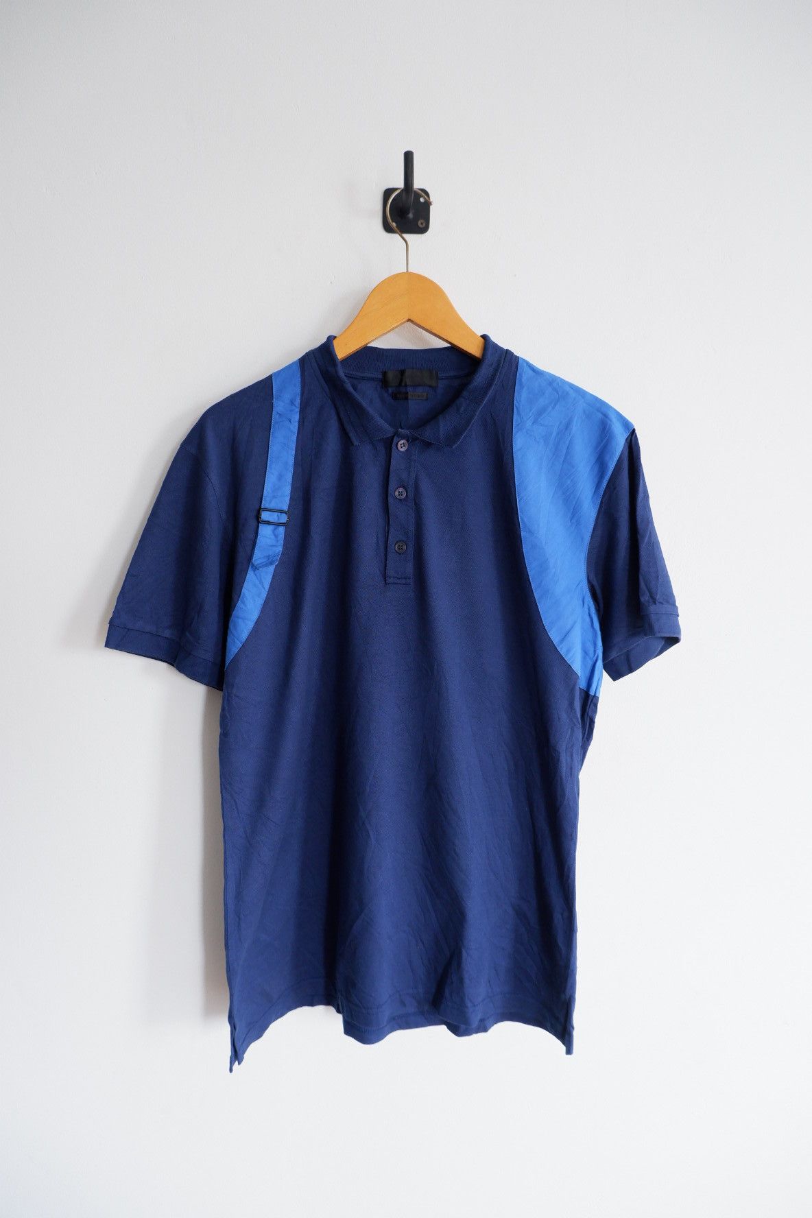 Alexander McQueen 2014 Alexander Mcqueen Harness Bondage Polo Shirt Size US L / EU 52-54 / 3 - 1 Thumbnail