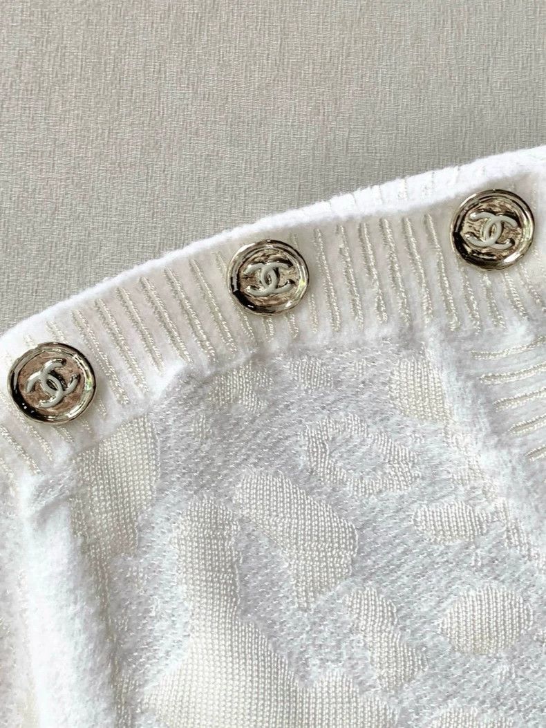 Chanel Chanel 23A double C buckle dark pattern jacquard long slee Size XS / US 0-2 / IT 36-38 - 3 Thumbnail