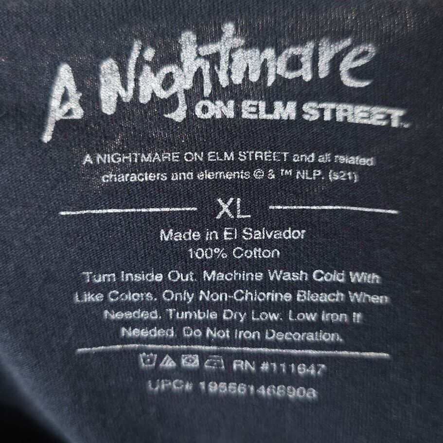 Other Nightmare On Elm Street T Shirt Mens Size XL Black Freddy Size US XL / EU 56 / 4 - 4 Thumbnail