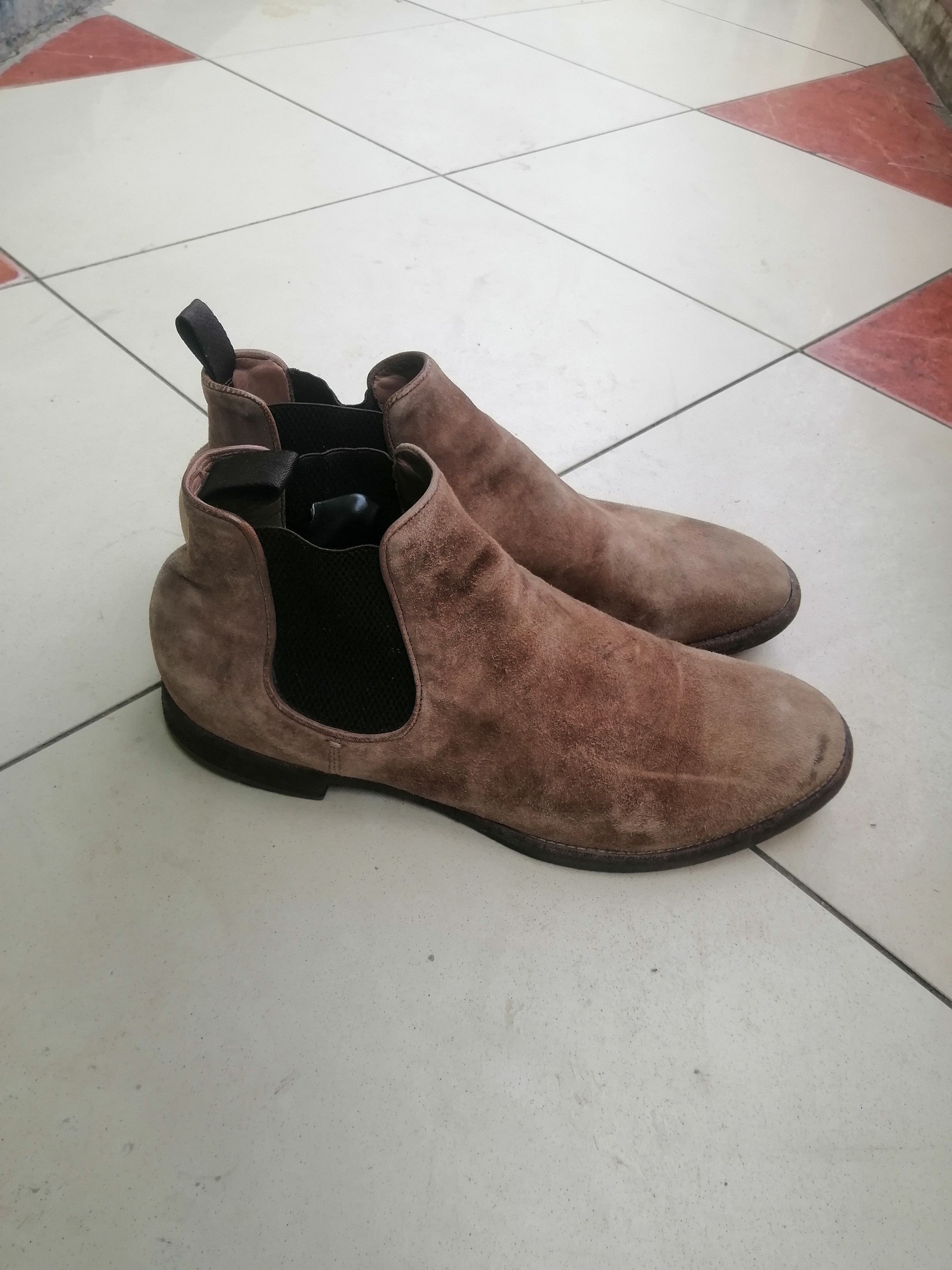 Officine Creative Officine Creative Suede Chelsea Boots Tan EU 42.5 Size US 9.5 / EU 42-43 - 7 Thumbnail