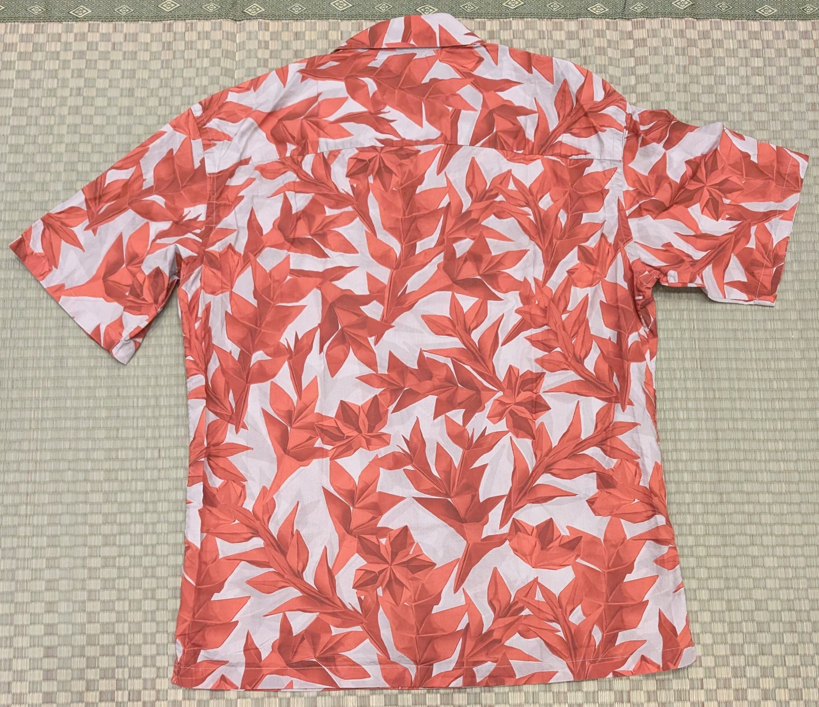 Z Zegna Z Zegna Floral Print Cotton Short Sleeve Button Up Shirt Size US M / EU 48-50 / 2 - 2 Thumbnail