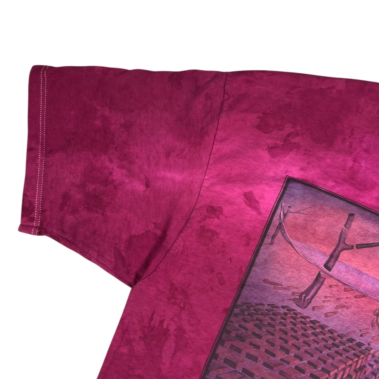 Jerzees × Vintage 90s Salvador Dali Disintegration Persistence Memory dye tee Size US XL / EU 56 / 4 - 6 Thumbnail
