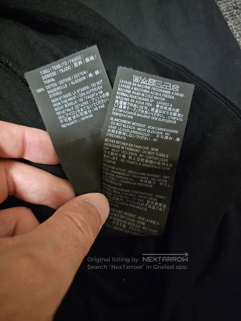 Saint Laurent Paris Saint Laurent Black Short Sleeve T. Size US S / EU 44-46 / 1 - 6 Thumbnail