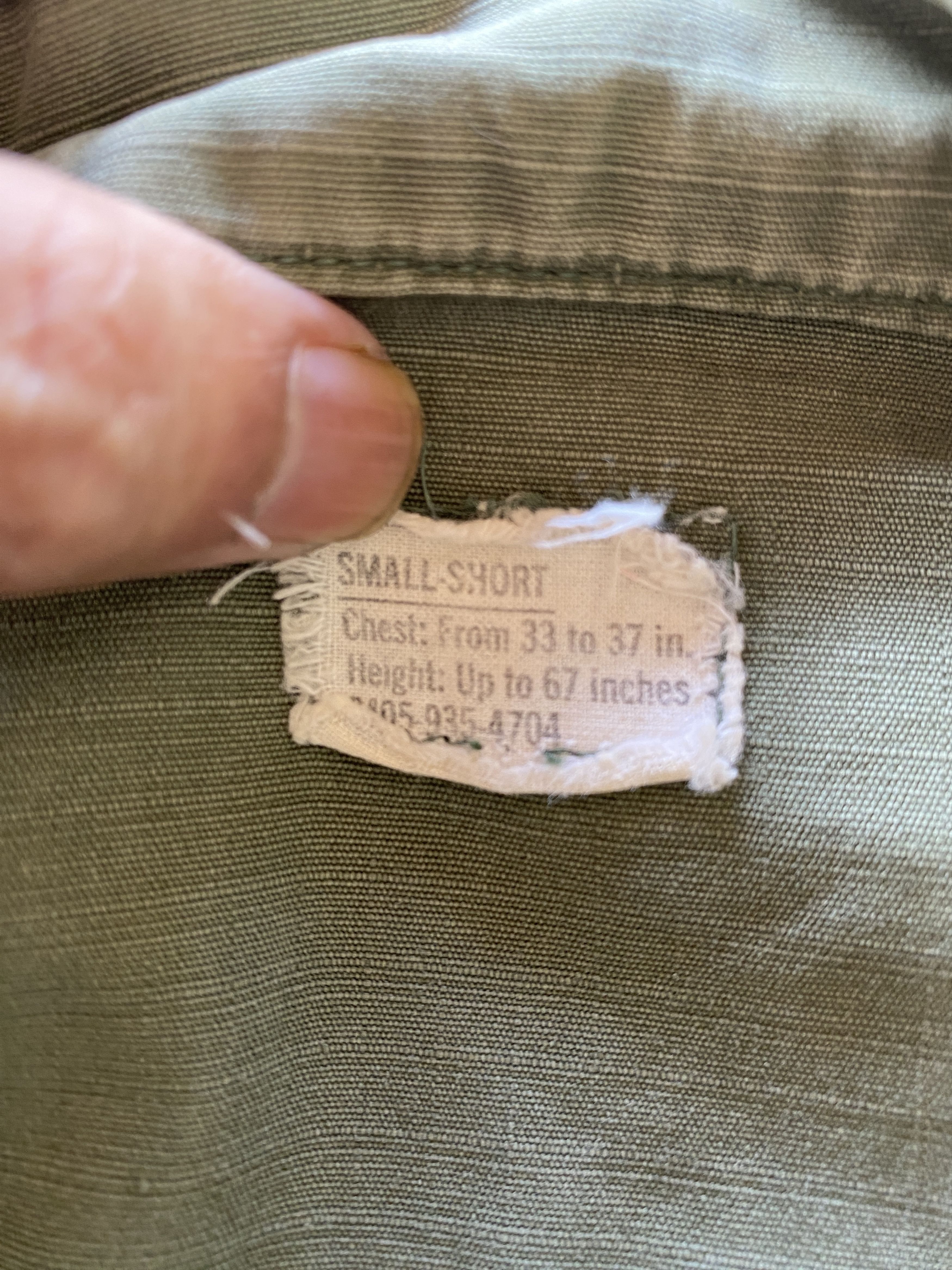 Vintage VINTAGE 80' VIETNAM WAR ERA USA ARMY SHIRT Size US S / EU 44-46 / 1 - 12 Thumbnail