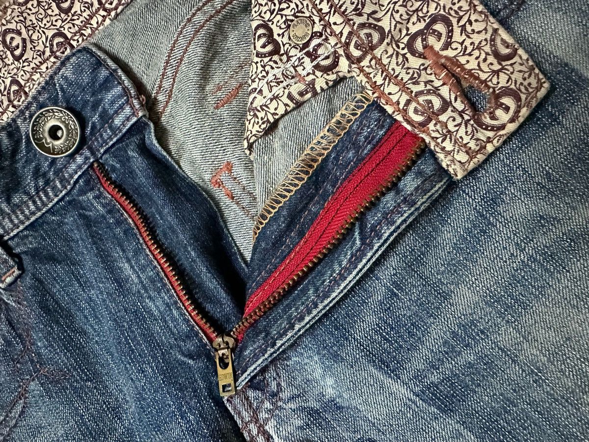 Edwin × If Six Was Nine × Le Grande Bleu (L.G.B.) RARE ‼️ Edwin 503 Blue Trip Mud Wash Denim Jeans Size US 32 / EU 48 - 7 Thumbnail