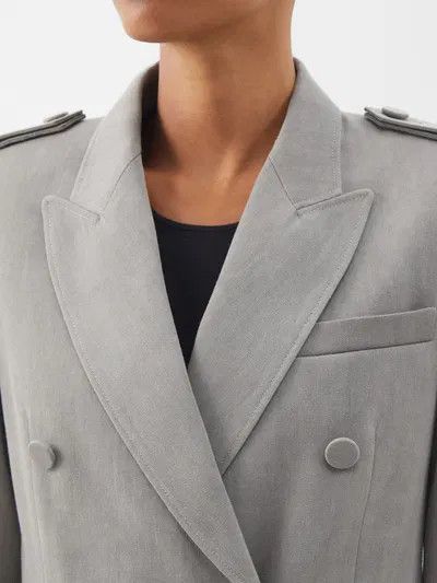 Chloe o1y0825 Blazer in Gray Size M / US 6-8 / IT 42-44 - 2 Thumbnail