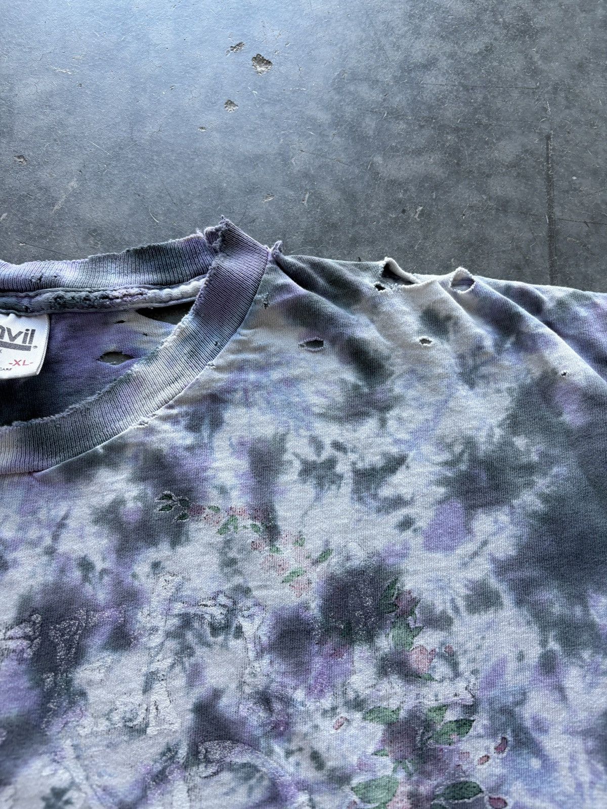 Band Tees Vintage 90s Thrashed Grateful Dead Tee Size US XL / EU 56 / 4 - 7 Thumbnail