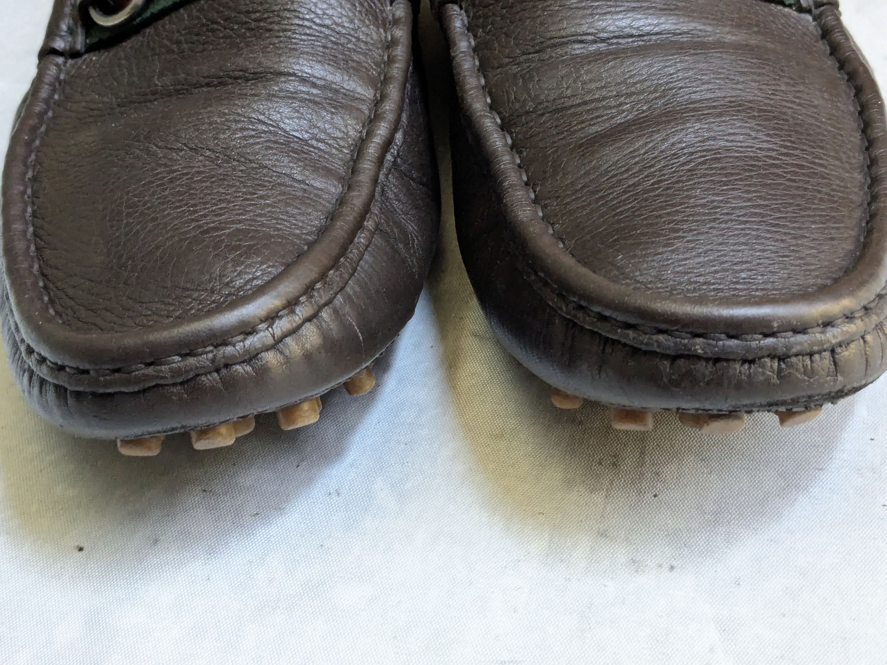 Gucci Gucci Horsebit Driving Loafers Brown 11.5 Leather Size US 11.5 / EU 44-45 - 15 Thumbnail