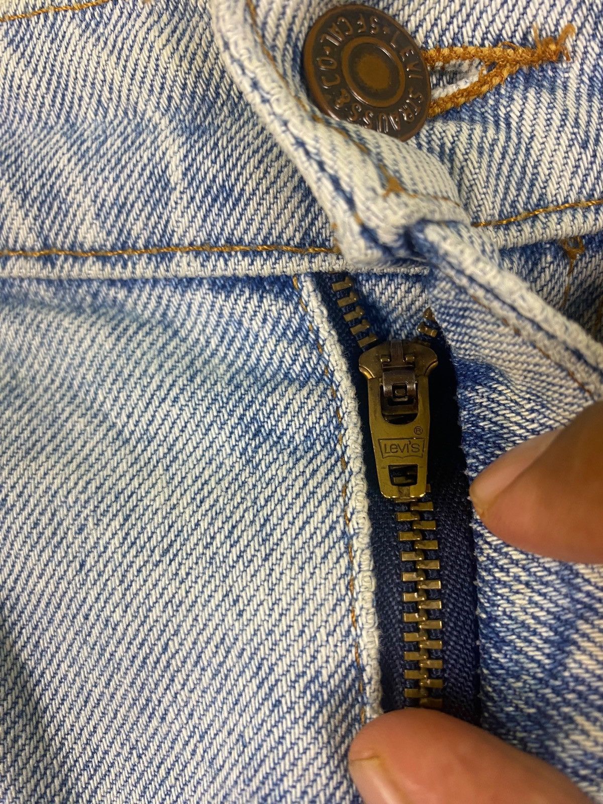 Levi's × Vintage Vintage 90s Thrashed Levis 510 Cutter Short Pants Denim Size US 31 - 8 Thumbnail