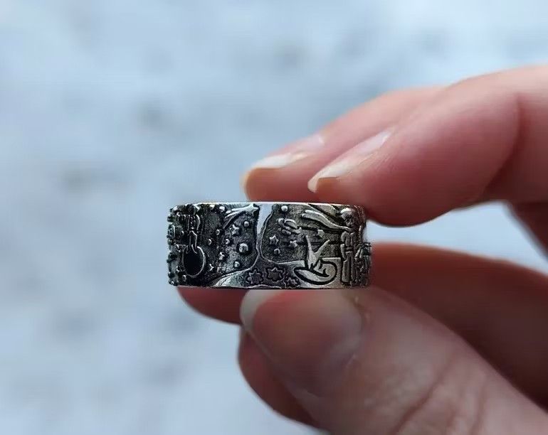 Jewelry Engraved Rings ( size 6-10 ) Size ONE SIZE - 4 Thumbnail
