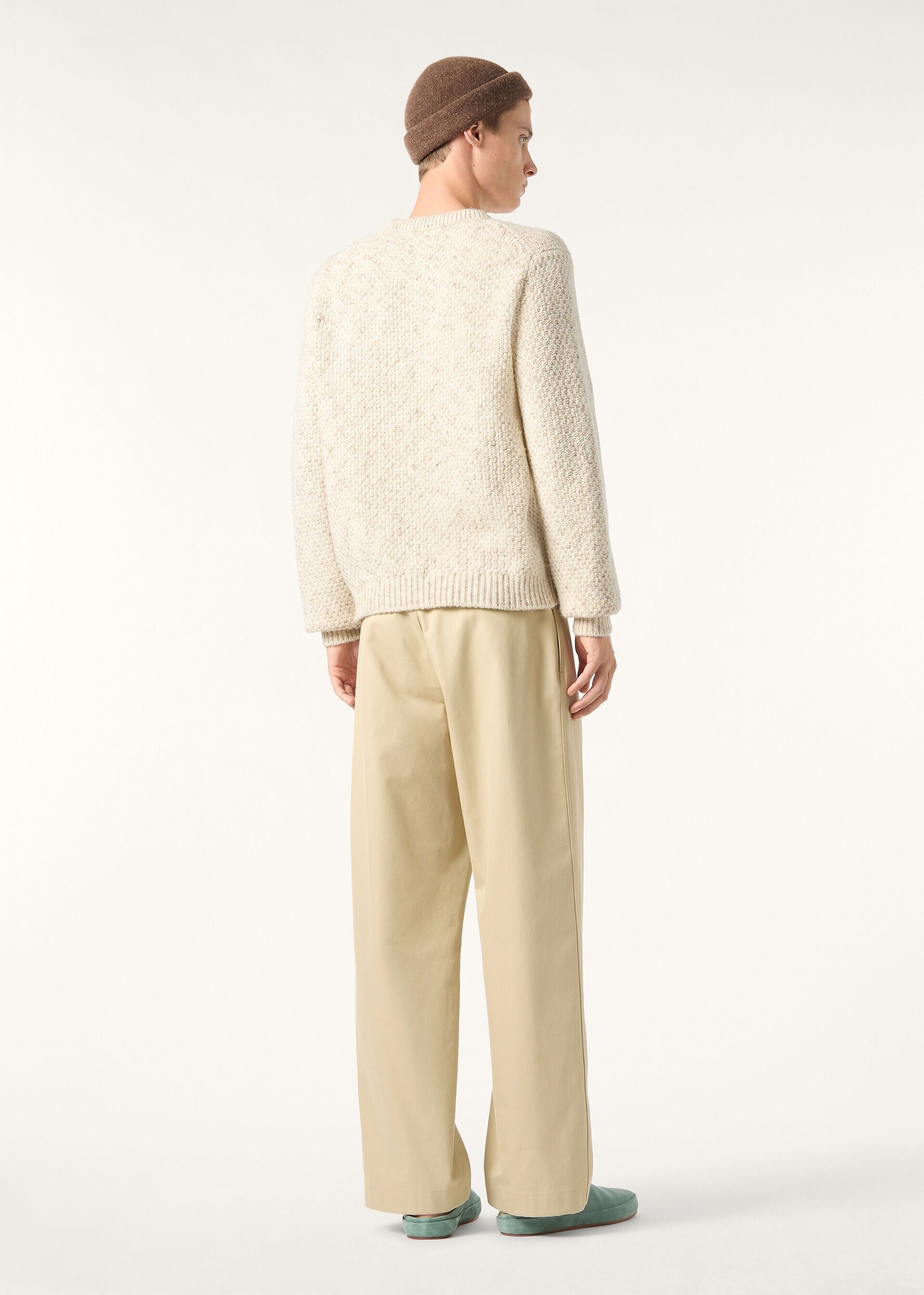 Loro Piana os11x0226 FAQ4586 Ash Crewneck Sweater in Gravel Extension Size US S / EU 44-46 / 1 - 5 Thumbnail