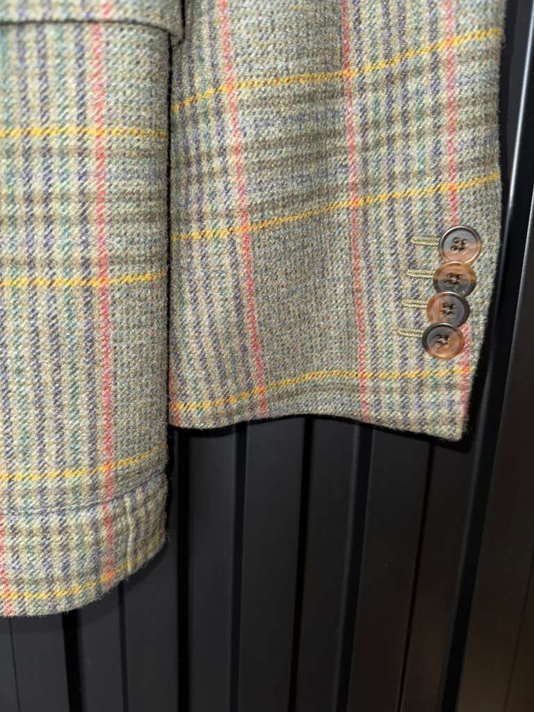 J.McLaughlin J.McLaughlin Italian Fabric Plaid Sport Coat Blazer Mens 40 Size 40R - 5 Thumbnail