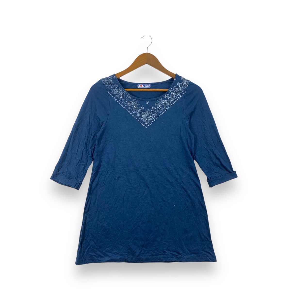 Beams Plus Vintage BEAMS PLUS HEART Boho Tunic Dress Tee Shirt 3/4 Size S / US 4 / IT 40 - 1 Thumbnail