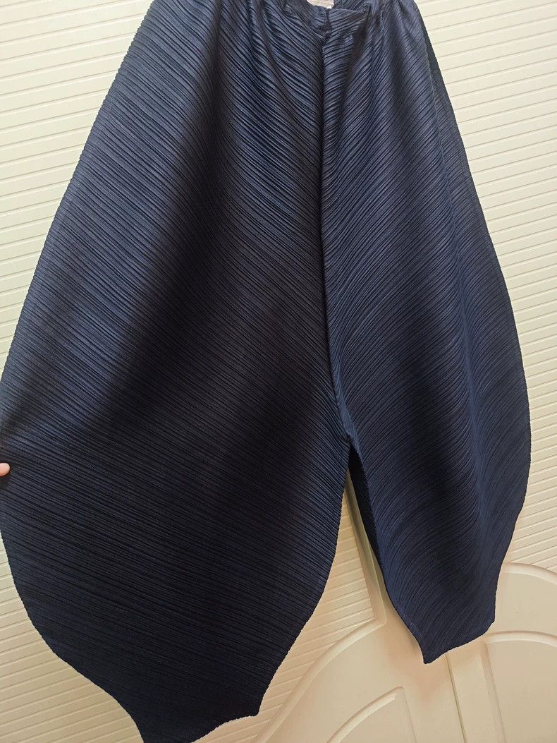 Issey Miyake Issey Miyake size:3 Black twill Aladdin pants Size 31" - 4 Thumbnail