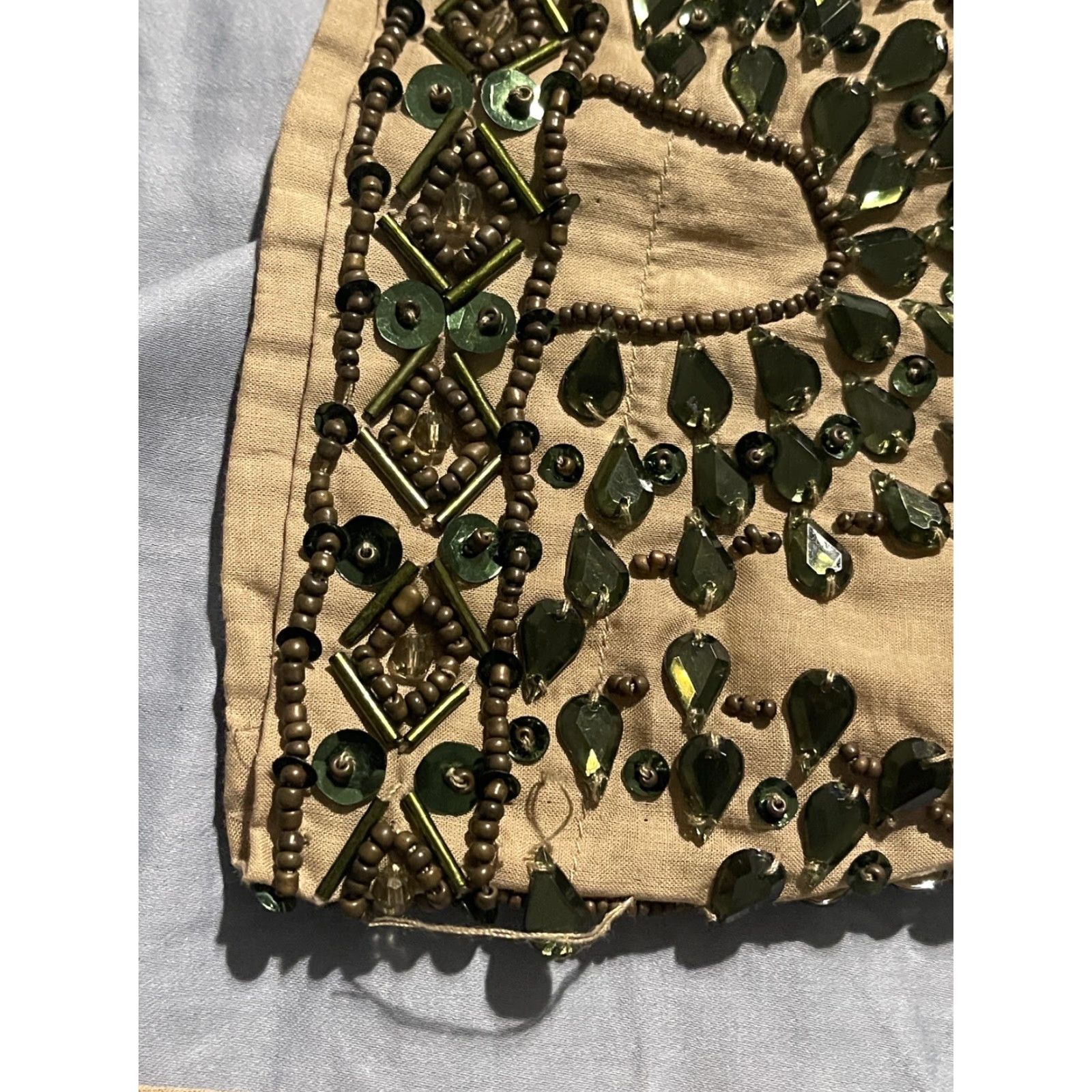 Tory Burch TORY BURCH Brown Caftan dress With Embellishments Sz 6 Size M / US 6-8 / IT 42-44 - 5 Thumbnail