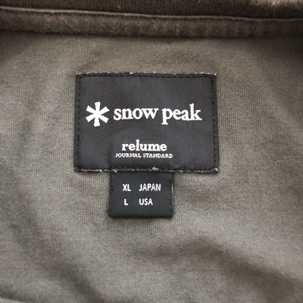 Snow Peak SNOW PEAK Relume Journal Standard Pocket T-Shirt Size US L / EU 52-54 / 3 - 7 Thumbnail