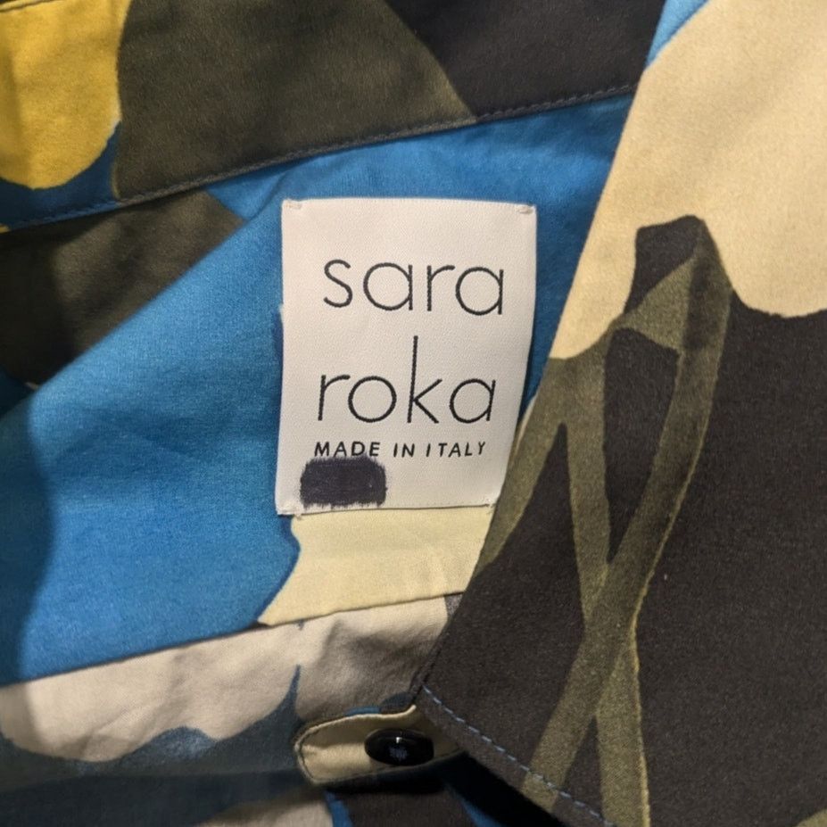 Other Sara Roka Dralla Winter Garden Midi Shirtdress Sz 44 US L Size L / US 10 / IT 46 - 8 Thumbnail