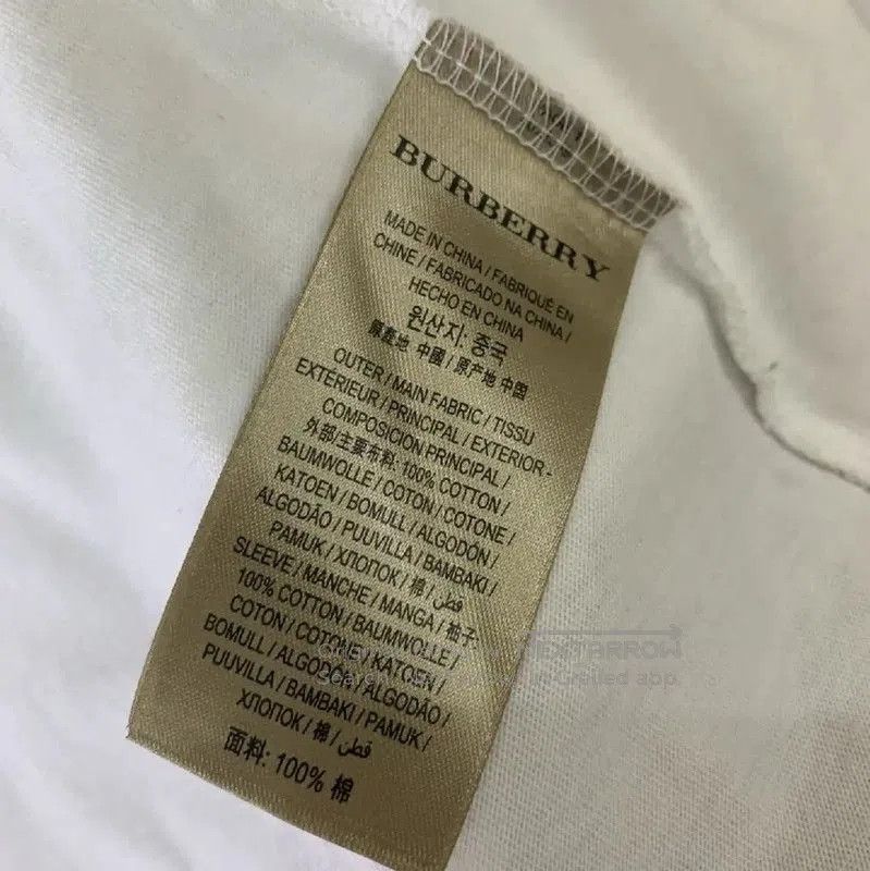 Burberry Burberry White Cotton Short Sleeve T-Shirt. Size XS / US 0-2 / IT 36-38 - 5 Thumbnail