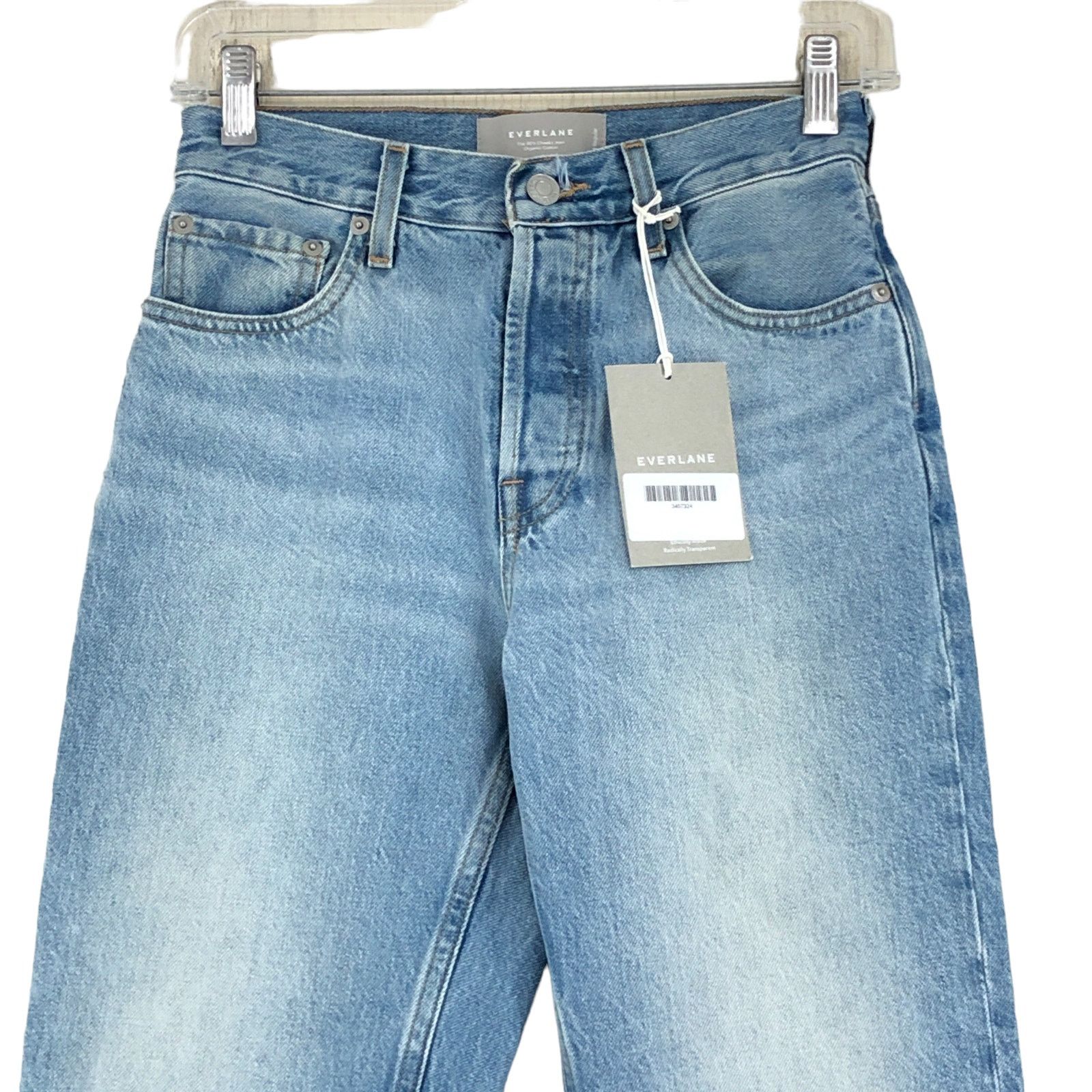 Everlane Everlane Size 24 The 90s Cheeky Jean Light Taper Stretch NEW Size 24" / US 00 / IT 34 - 2 Thumbnail