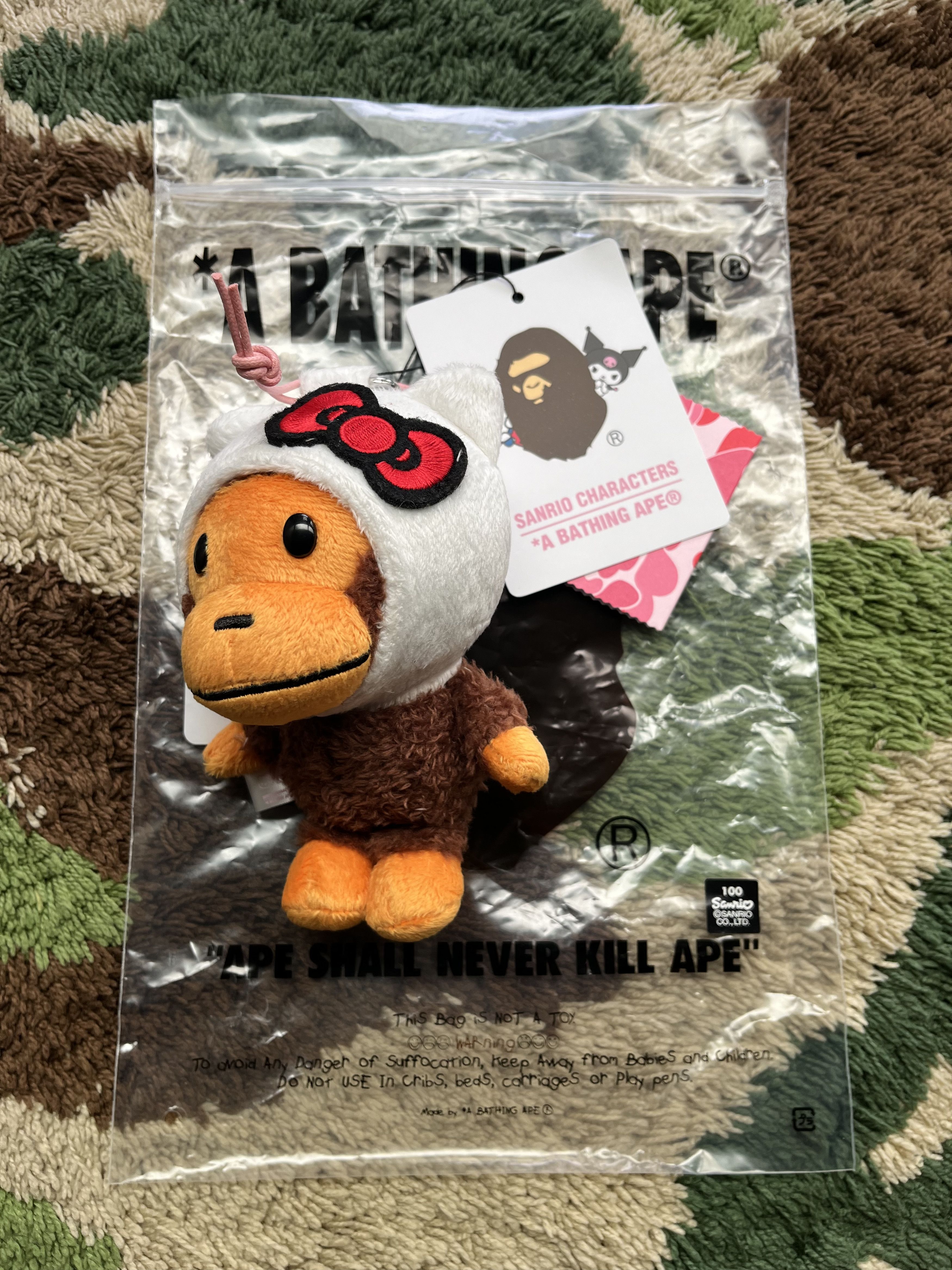 Bape BAPE SANRIO HELLO KITTY PLUSH DOLL KEYCHAIN Size ONE SIZE - 7 Thumbnail