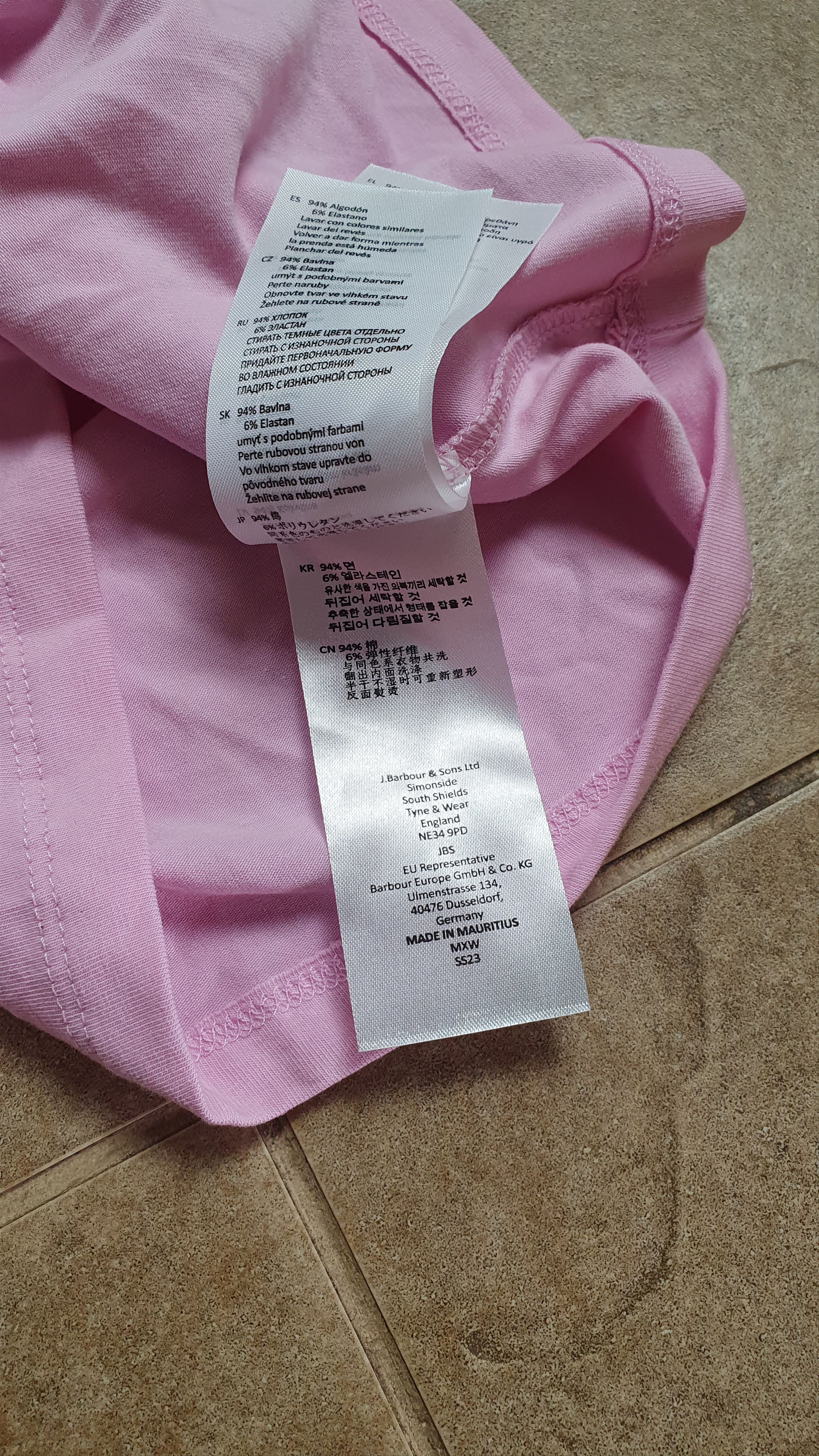Barbour Rare Women's pink t-shirts Barbour top Vintage Size S Size S / US 4 / IT 40 - 5 Thumbnail