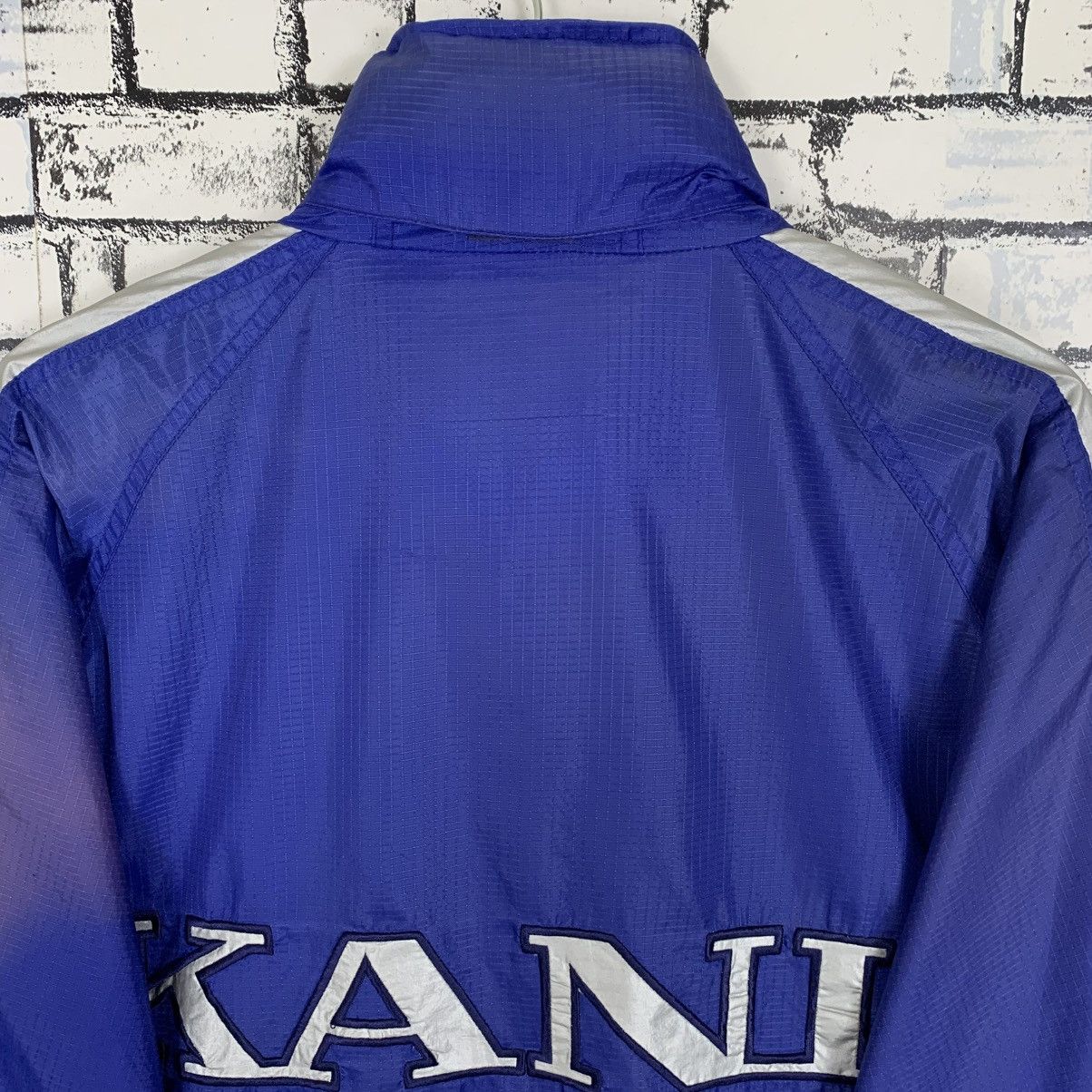 Designer × Karl Kani × Vintage Vintage Karl Kani Sport Light Jacket Big Logo Zipper Jacket Size US L / EU 52-54 / 3 - 8 Thumbnail