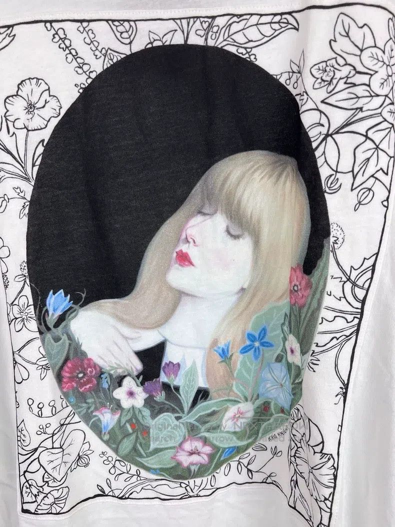 Gucci Gucci Portrait G-shaped oil painting sketch printed short Size M / US 6-8 / IT 42-44 - 8 Thumbnail