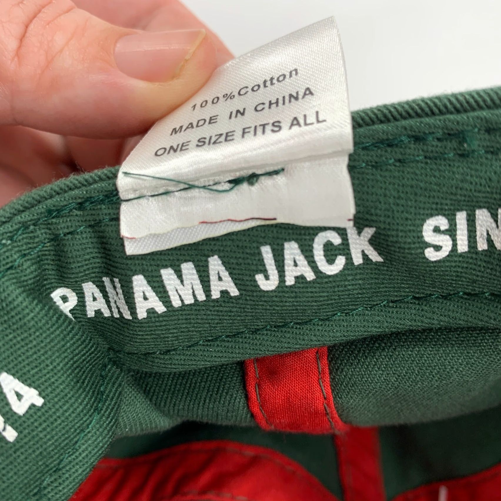 Panama Jack Panama Jack Baseball Cap Since 1974 Adjustable One Size Men Green New Hat Size ONE SIZE - 7 Thumbnail