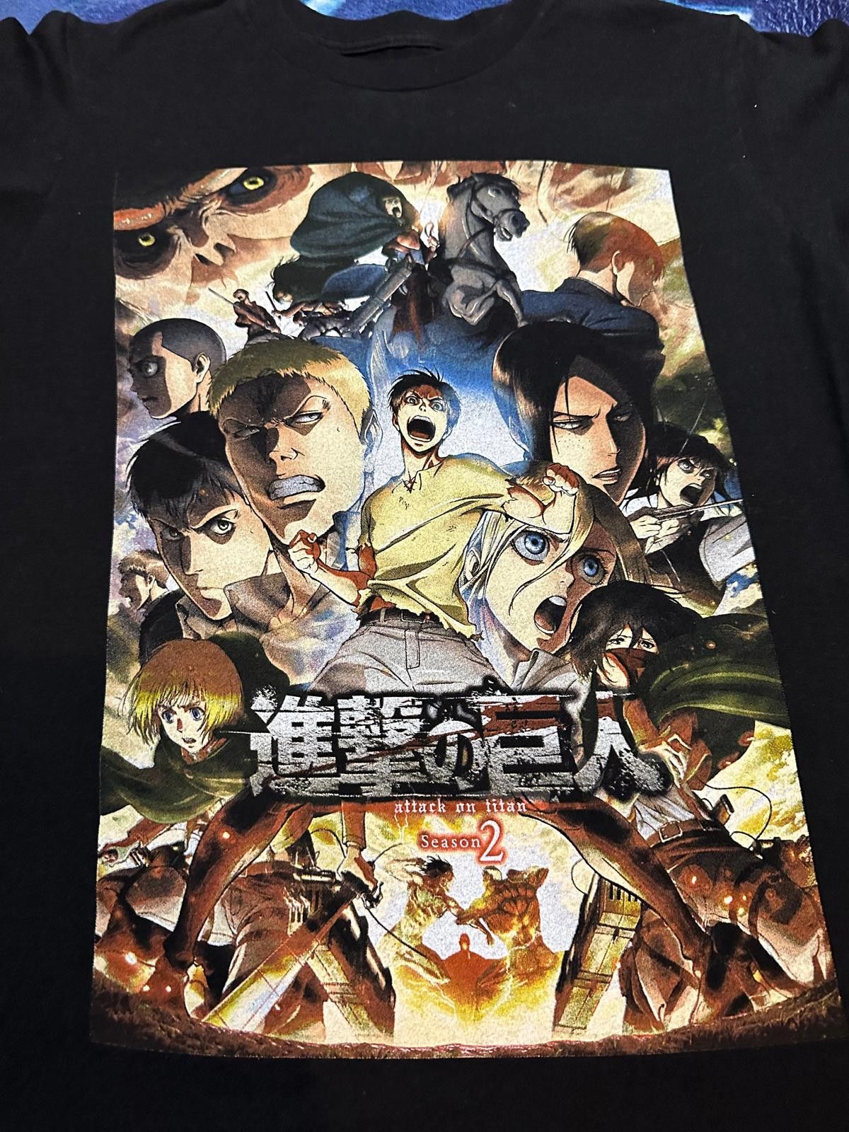 Unknown London Attack on Titan Season 2 Graphic T-Shirt Size ONE SIZE - 3 Thumbnail