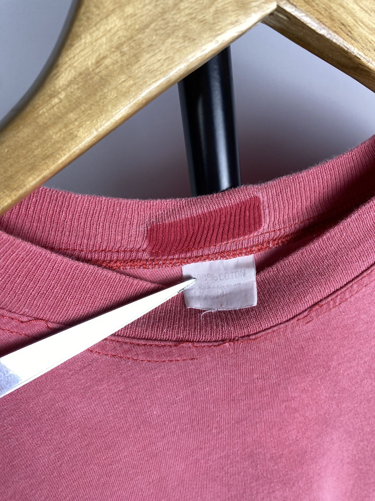 Vintage Vintage 90S Faded Yves Saint Laurent YSL Big LogoT Shirt Size US S / EU 44-46 / 1 - 6 Thumbnail