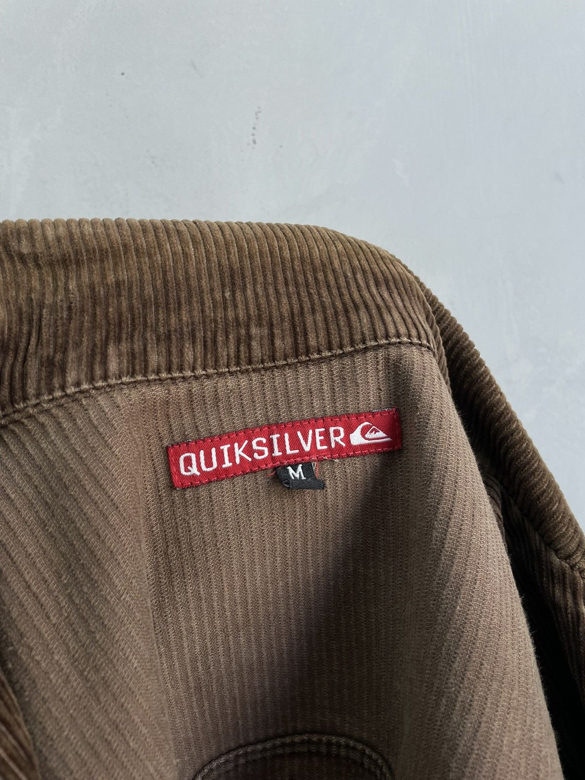 Quiksilver Quiksilver Brown Corduroy Workwear Jacket Size M Size US M / EU 48-50 / 2 - 13 Thumbnail