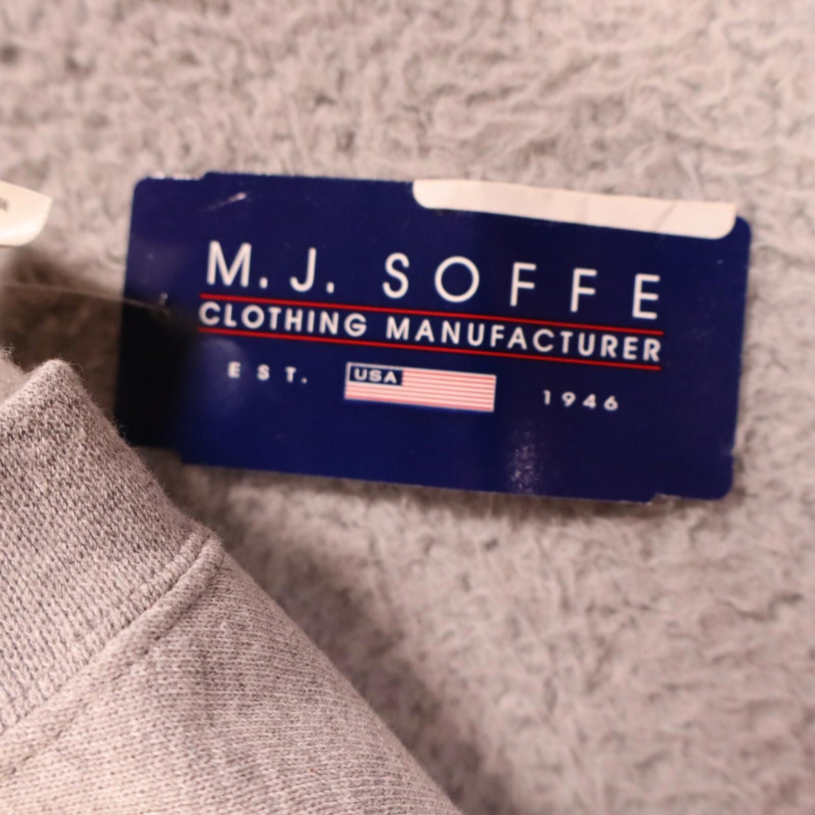 Soffe Sweater Men XL US Navy Grey Sweatshirt USA 90s Soffe NWT Size US XL / EU 56 / 4 - 8 Thumbnail