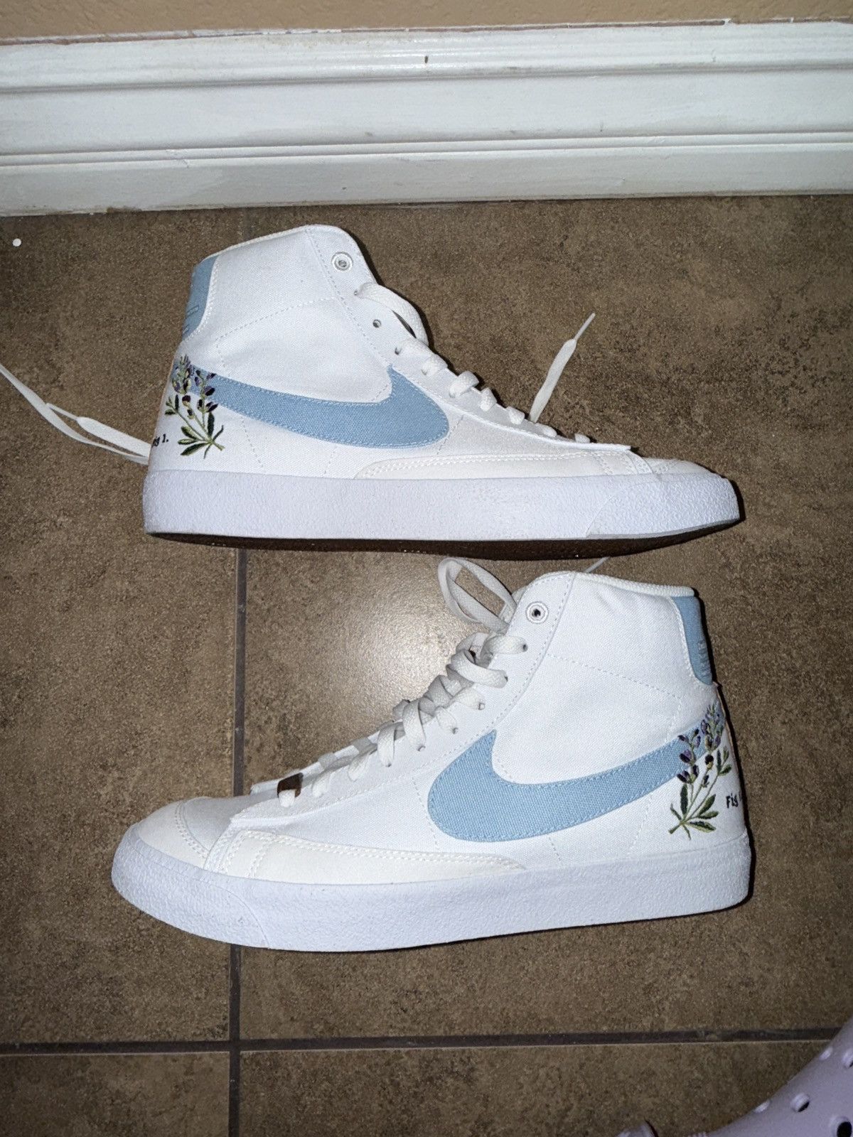 Nike Nike Blazer Mid 77 White Indigo Size US 10 / EU 43 - 1 Thumbnail