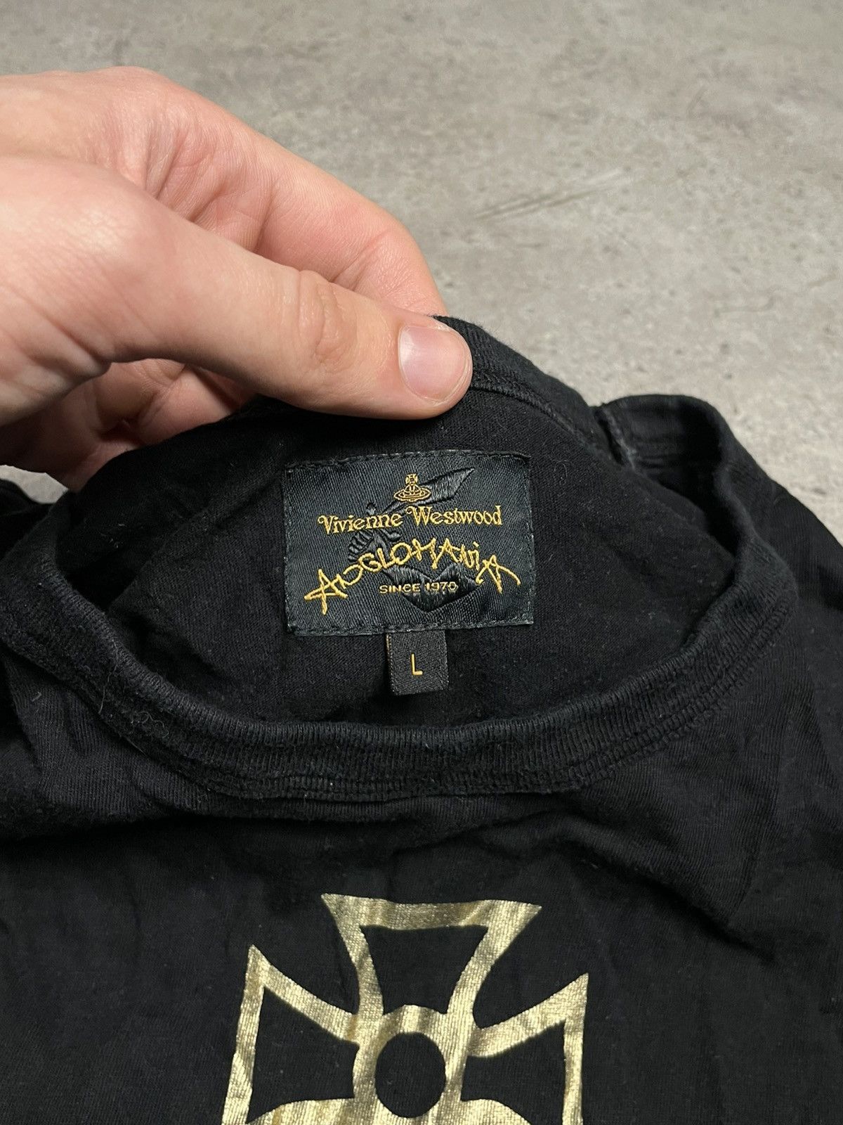 Vivienne Westwood Vivienne Westwood T-shirt Big Logo L Size Size US L / EU 52-54 / 3 - 4 Thumbnail