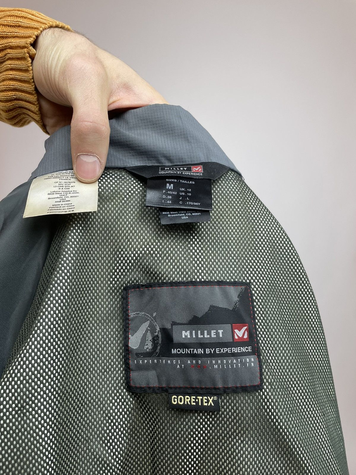 Goretex MILLET Gore-Tex Pit Zips Hooded Trackngi Outdoor Jacket Size M / US 6-8 / IT 42-44 - 10 Thumbnail