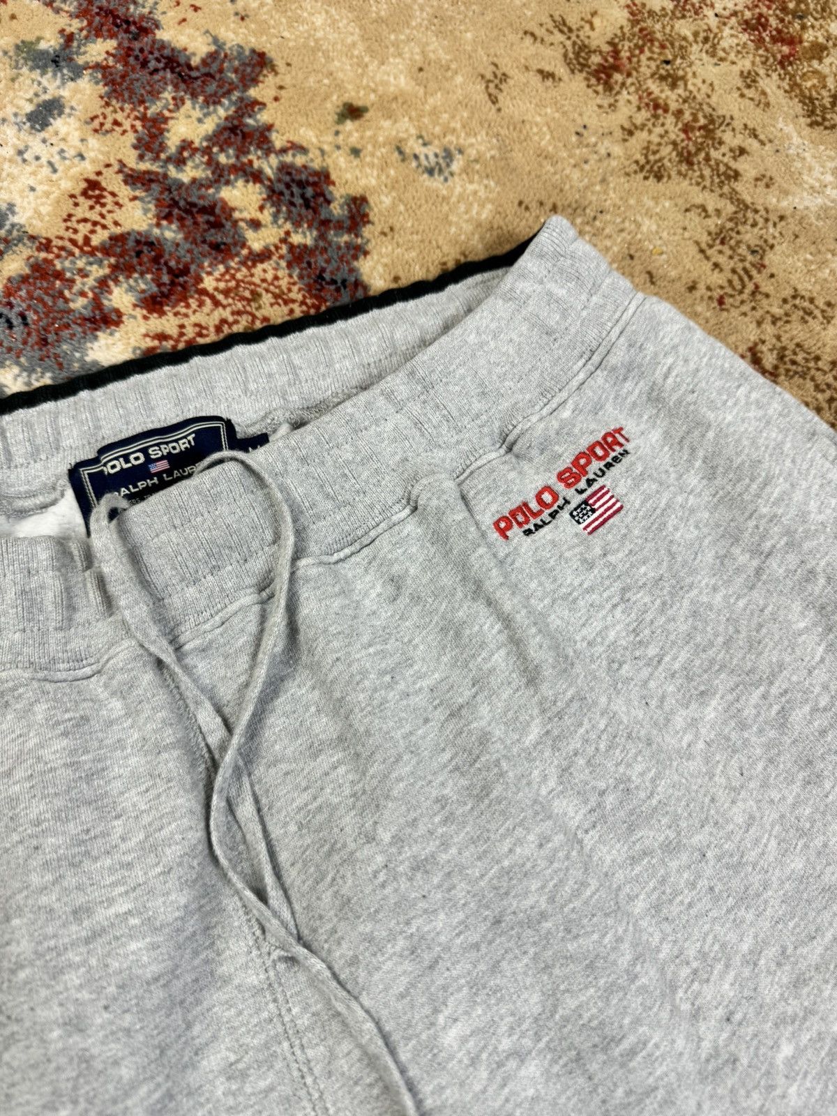Polo Ralph Lauren × Vintage Polo Sport Vintage Spell-out Sweatpants Sz M Size US 32 / EU 48 - 2 Thumbnail