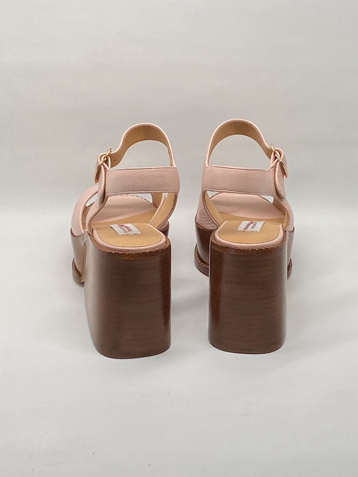 Gabriela Hearst Gabriela Hearst Zuri 90MM Leather Platform Sandals size 37.5 Size US 7.5 / IT 37.5 - 5 Thumbnail