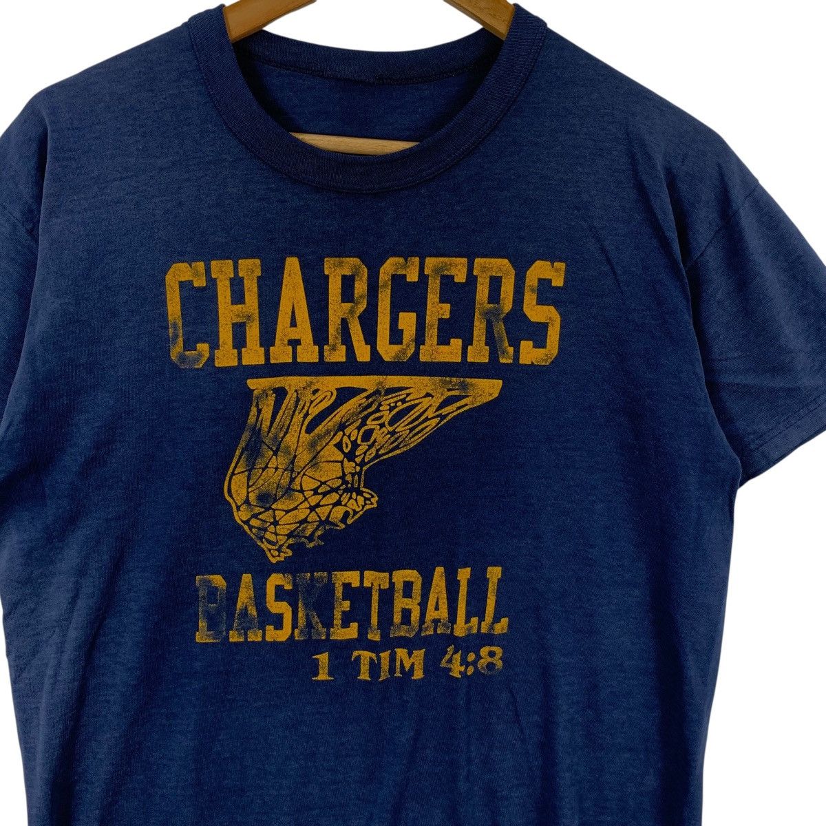 Vintage Vintage CHARGERS BASKETBALL ELCA Tee Shirt Top Basketball Size US M / EU 48-50 / 2 - 5 Thumbnail