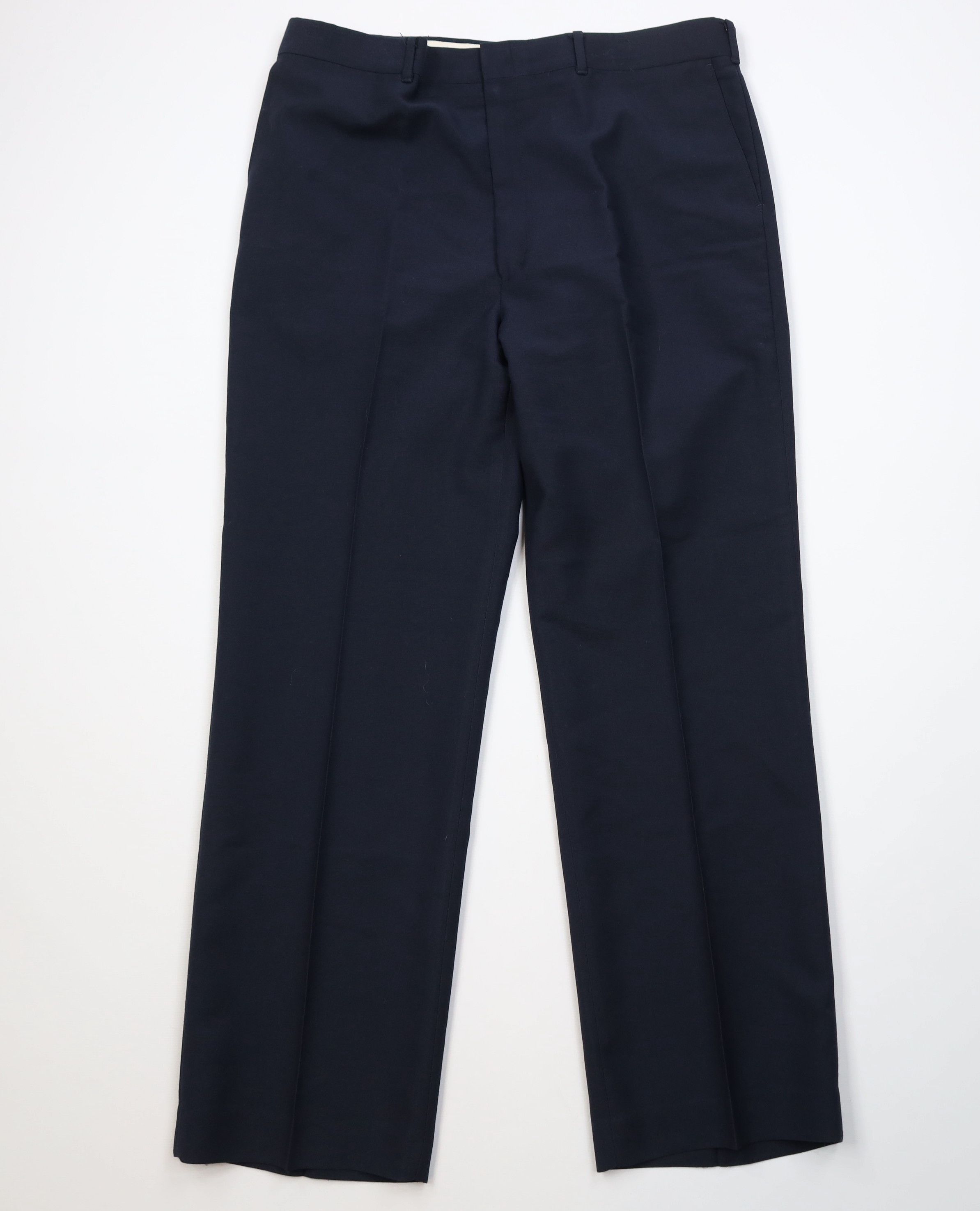 Vintage Vintage 70s Streetwear Wool Blend Knit Wide Leg Chino Pants Size US 36 / EU 52 - 1 Thumbnail