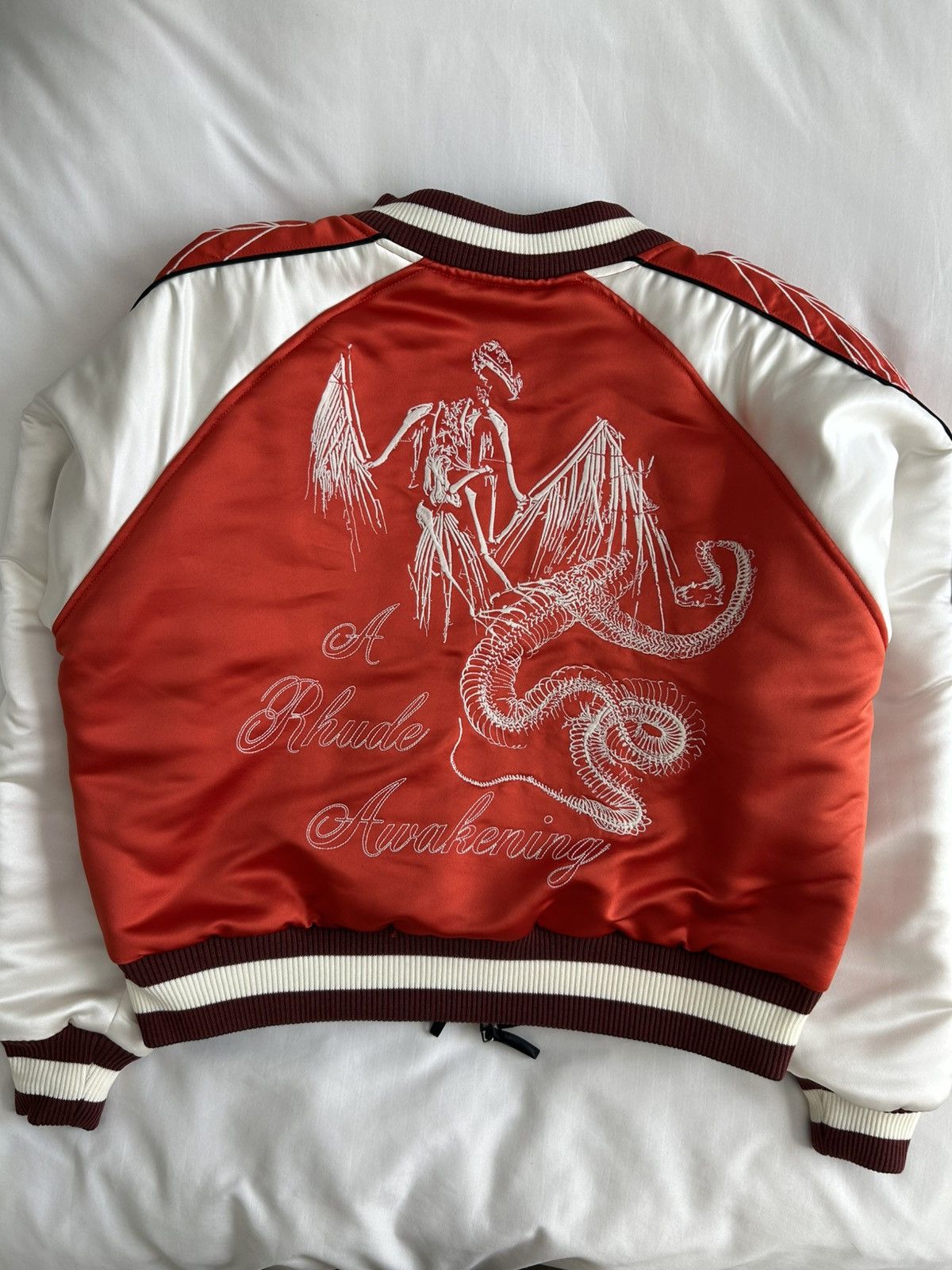 Rhude Rhude Souvenir Reversible Jacket Embroider Tiger Snake Skull Size US M / EU 48-50 / 2 - 5 Thumbnail