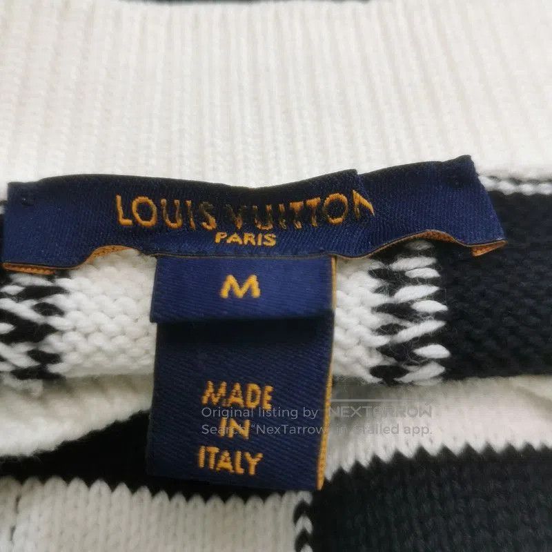 Louis Vuitton Louis Vuitton Checkered Knit Sweater in Size M. Size US M / EU 48-50 / 2 - 7 Thumbnail