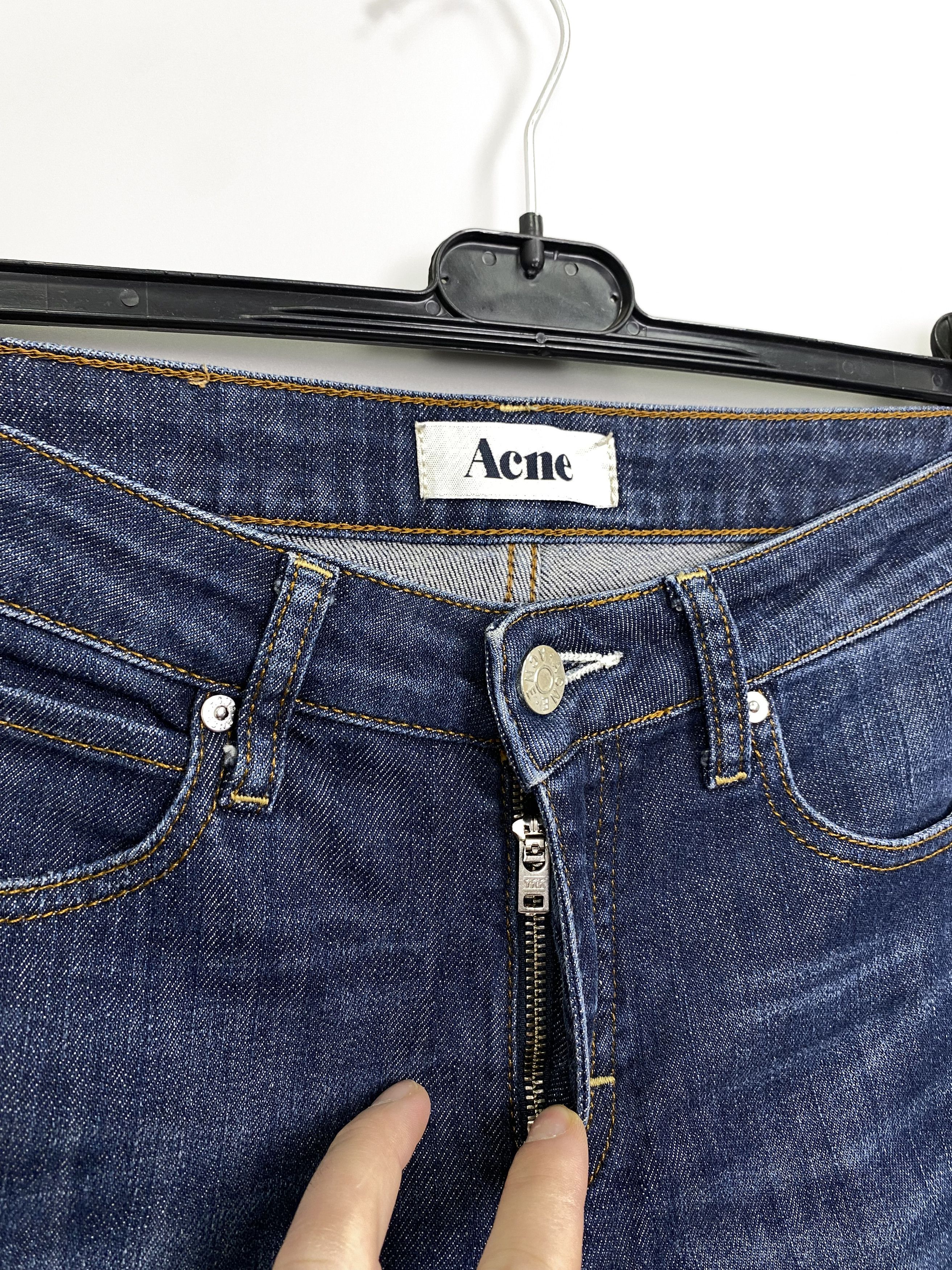 Acne Studios ACNE Hex Prod Denim Jeans Leather Patch W27 L32 Size US 27 - 4 Thumbnail